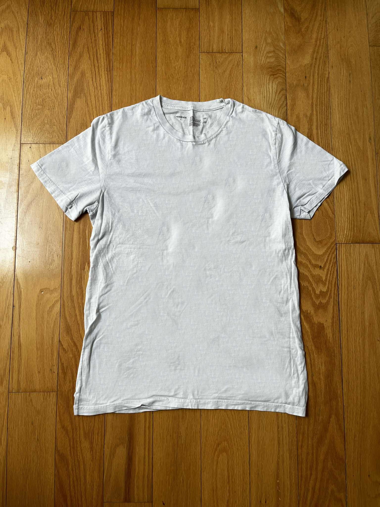 Nordstrom Nordstrom White Blank T Shirt L Size US L / EU 52-54 / 3 - 1 Thumbnail