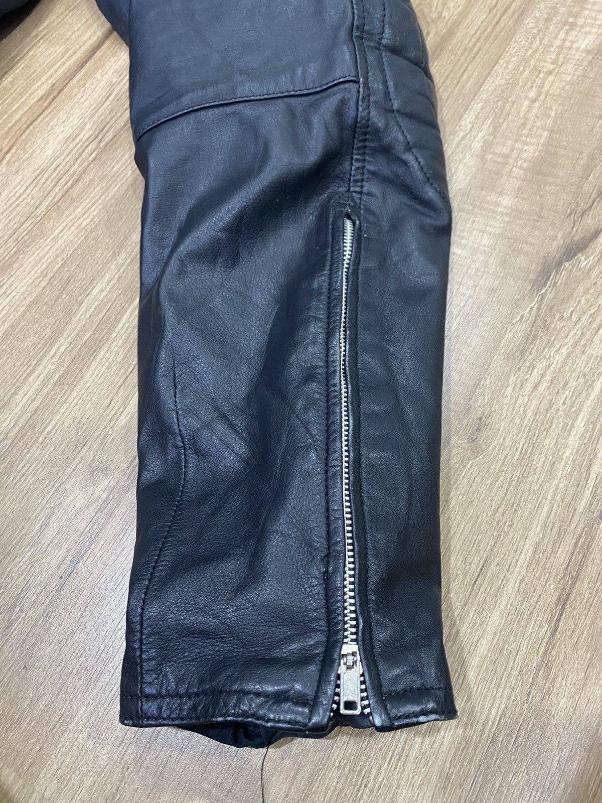 Vintage Vintage bikers leather pants Size US 30 / EU 46 - 10 Thumbnail