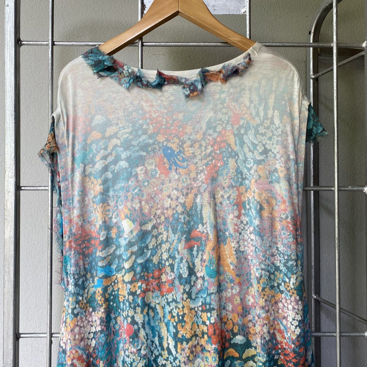 Tsumori Chisato Tsumori Chisato Floral Ruffle Strap Maxi Dress Size XS / US 0-2 / IT 36-38 - 10 Thumbnail