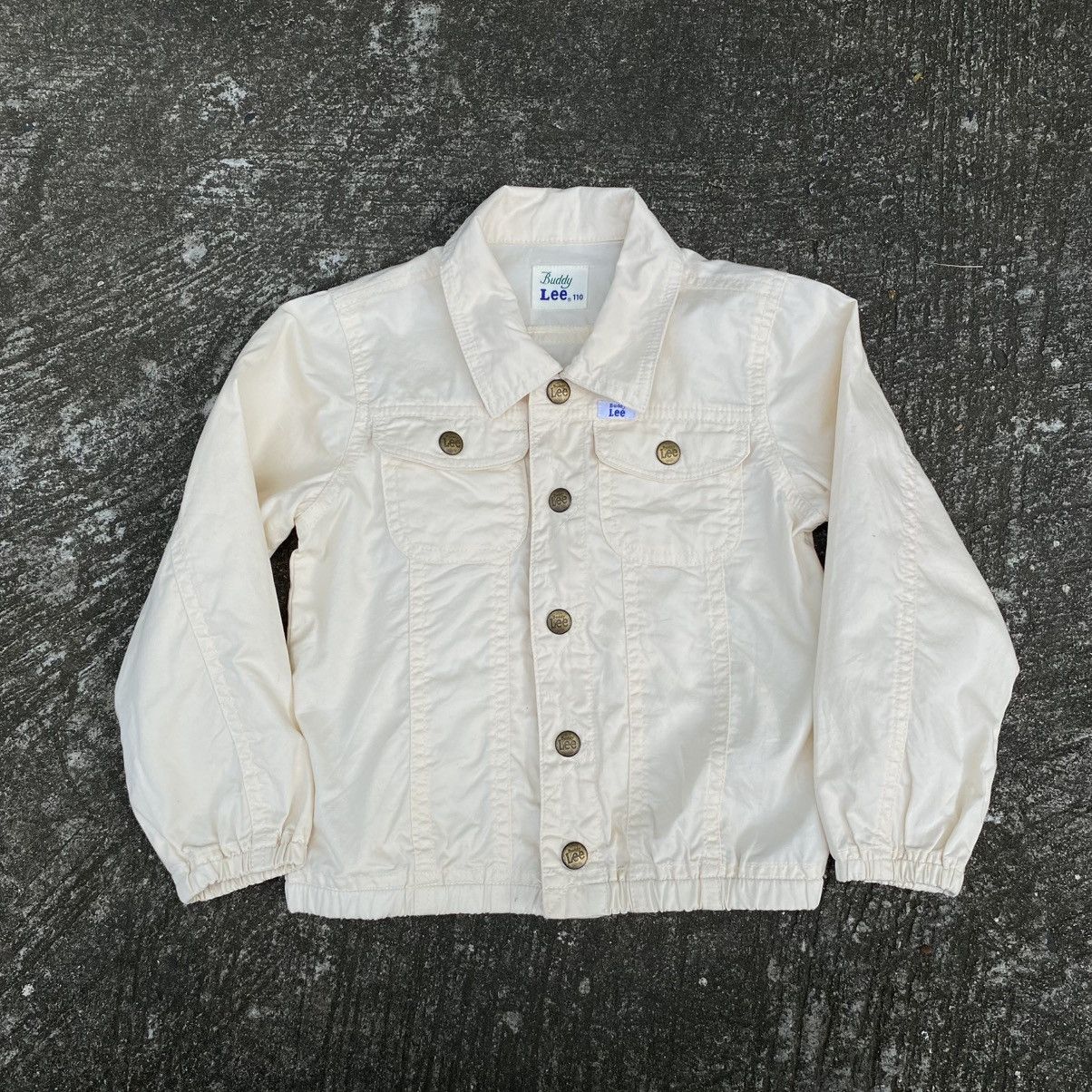 Lee Lee Kids Cream Denim-Style Jacket – Size 110 Size US XXS / EU 40 - 13 Thumbnail