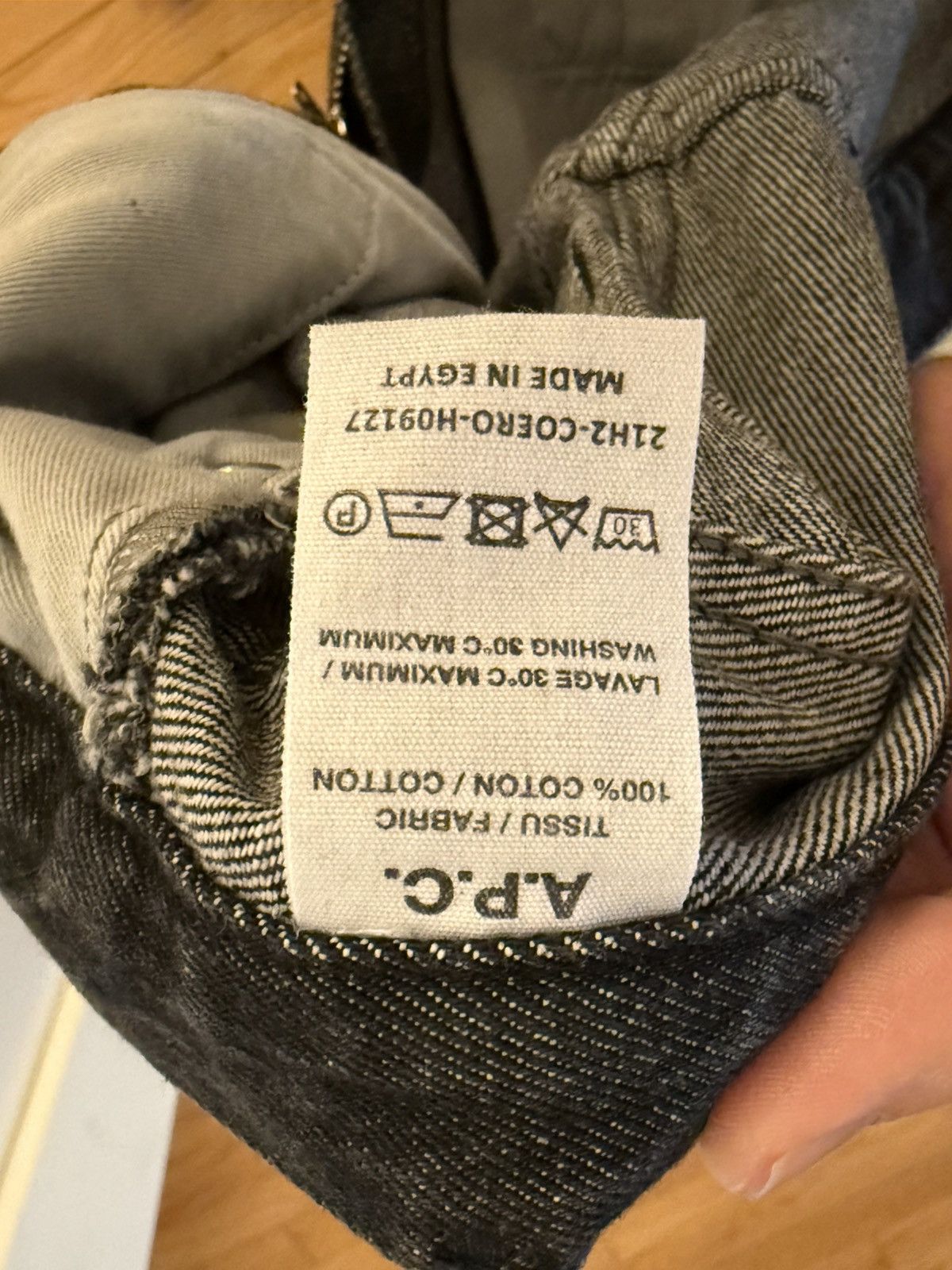 A.P.C. A.P.C. Washed Black Denim Jeans Size US 28 / EU 44 - 5 Thumbnail