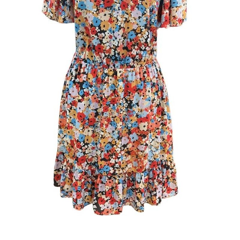 Rebecca Minkoff Rebecca Minkoff “Sorcha” Floral Deep-V Mini Dress – Size XS Size XS / US 0-2 / IT 36-38 - 7 Thumbnail