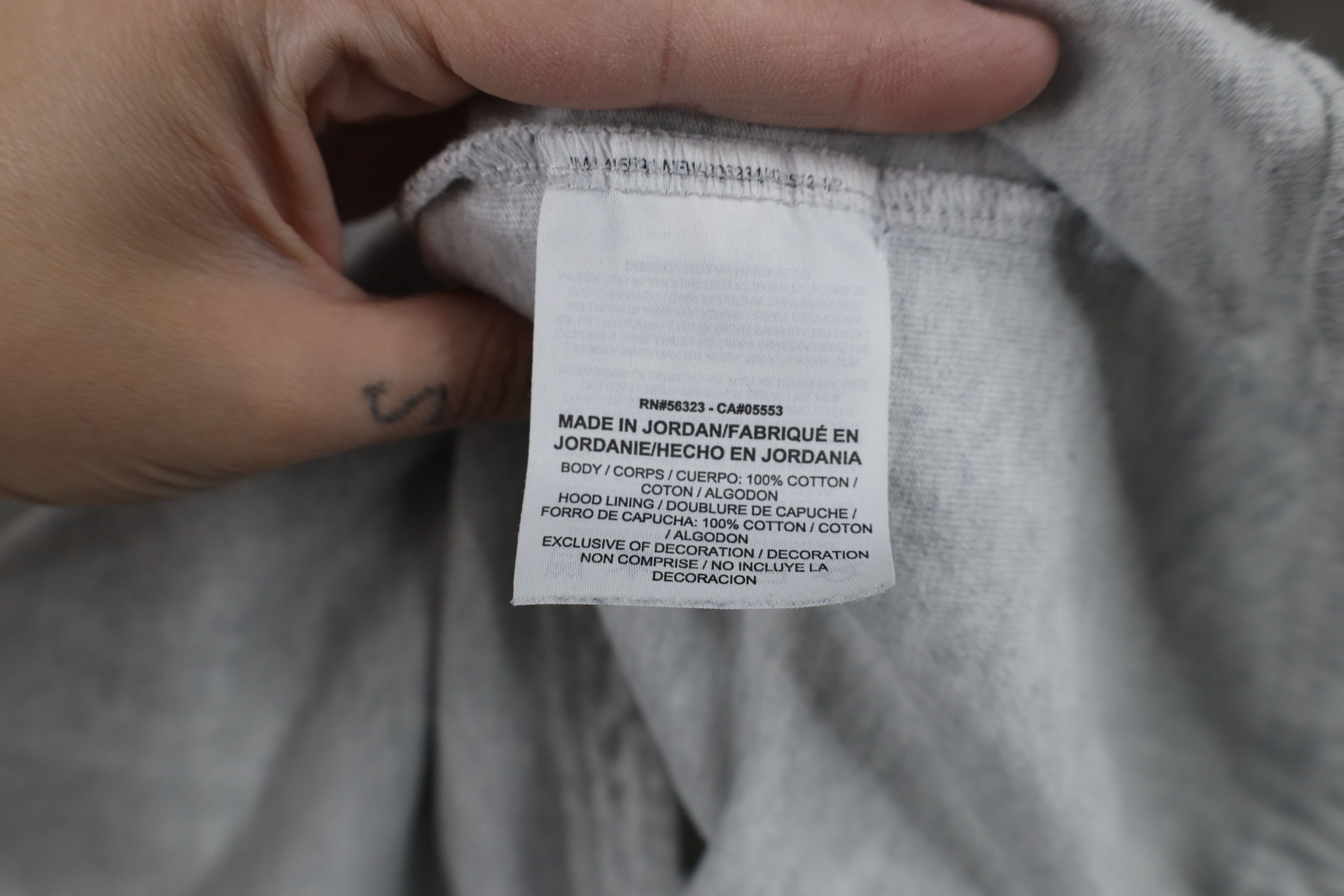Nike Vintage Y2K Nike Mini Swoosh Hooded Hoodie T-Shirt Gray Size US M / EU 48-50 / 2 - 10 Thumbnail