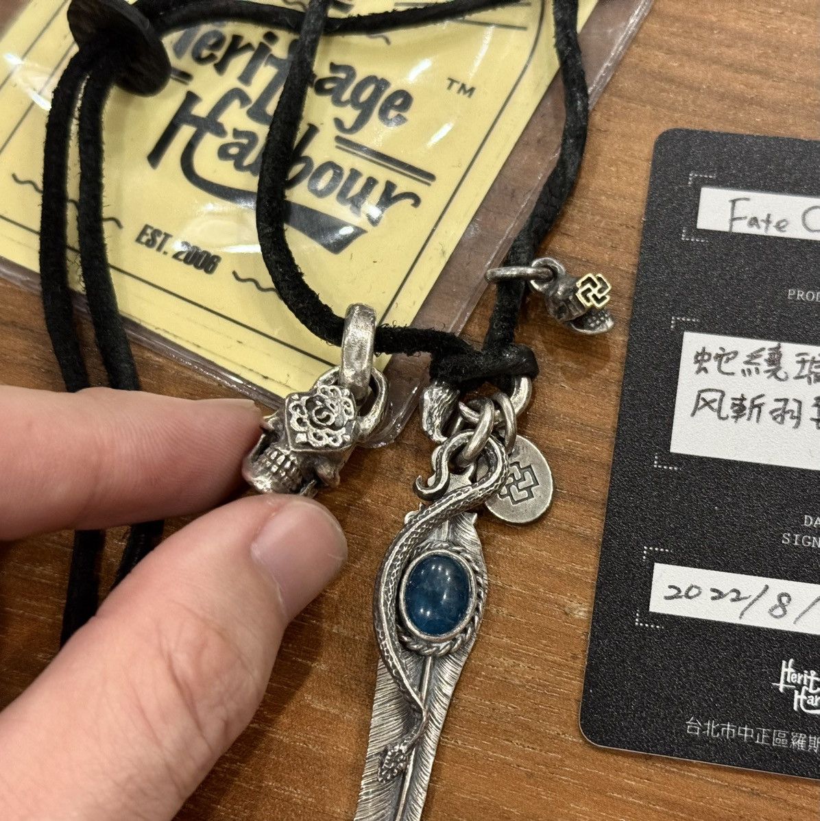 Vintage Fate.Co Feather pendant set Size ONE SIZE - 4 Thumbnail