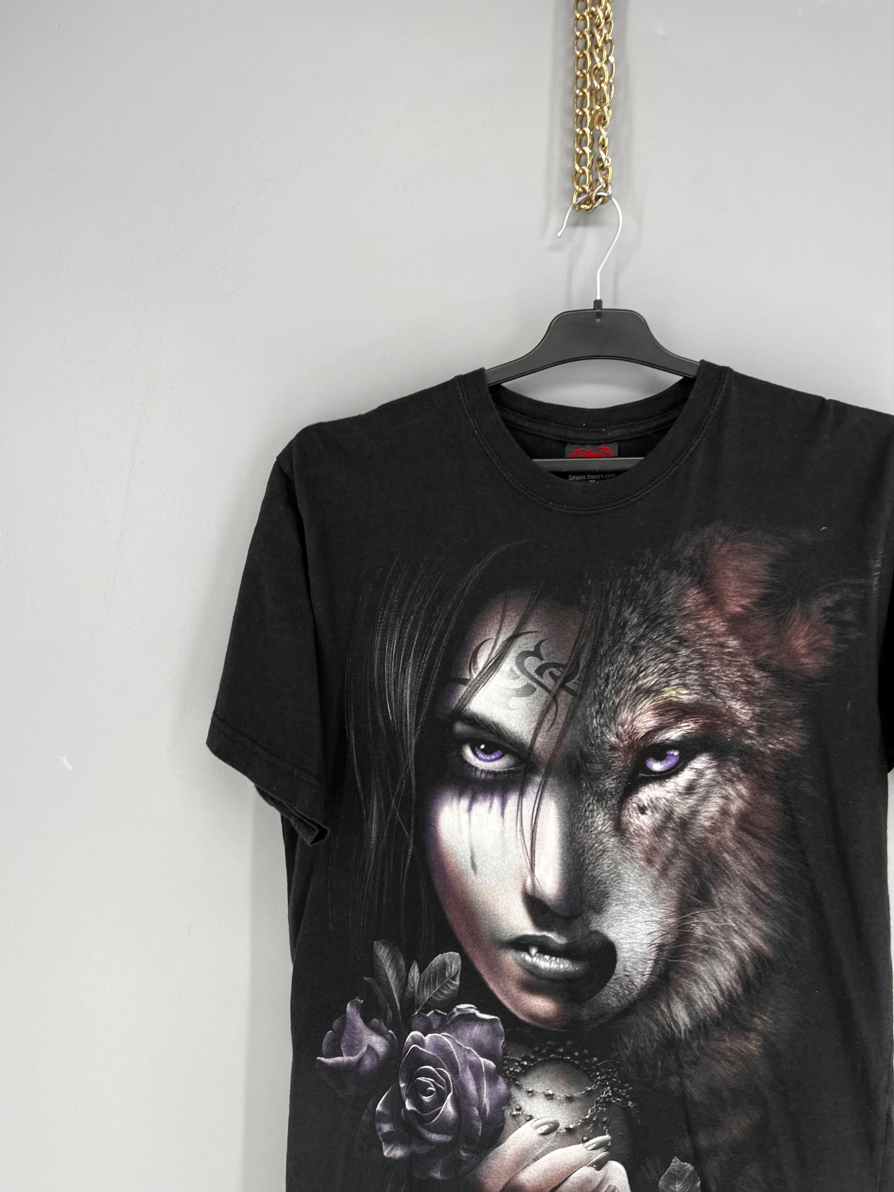 Other Vintage 90s Wolf Face Boxy Fit Tee Toys Rock Spiral Size M Size US M / EU 48-50 / 2 - 4 Thumbnail