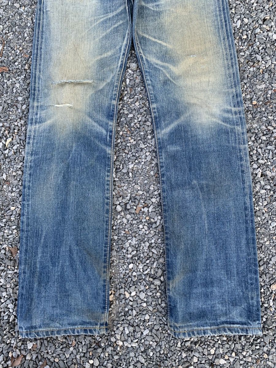 Edwin VINTAGE EDWIN SELVEDGE BUCKLE BACK RUSTY DISTRESSED DENIM Size US 33 - 8 Thumbnail