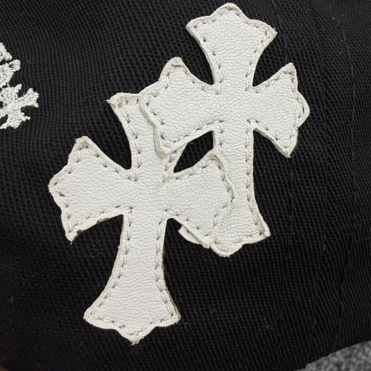 Chrome Hearts Chrome Hearts Black Grey White Patches Cap Hat Size ONE SIZE - 4 Thumbnail