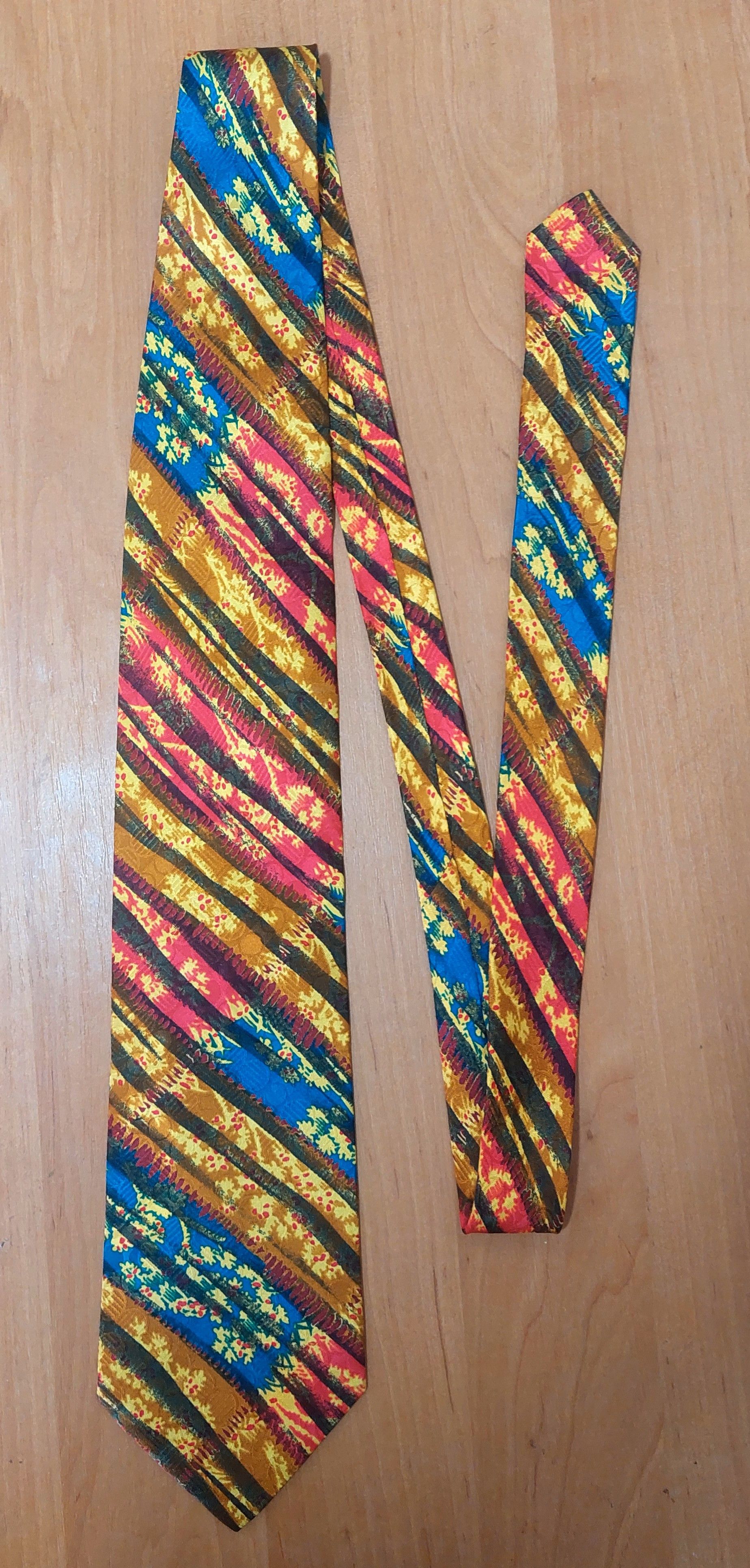 Santostefano Santostefano Italo Ferretti Silk Tie Multicolor Pattern Size ONE SIZE - 4 Thumbnail