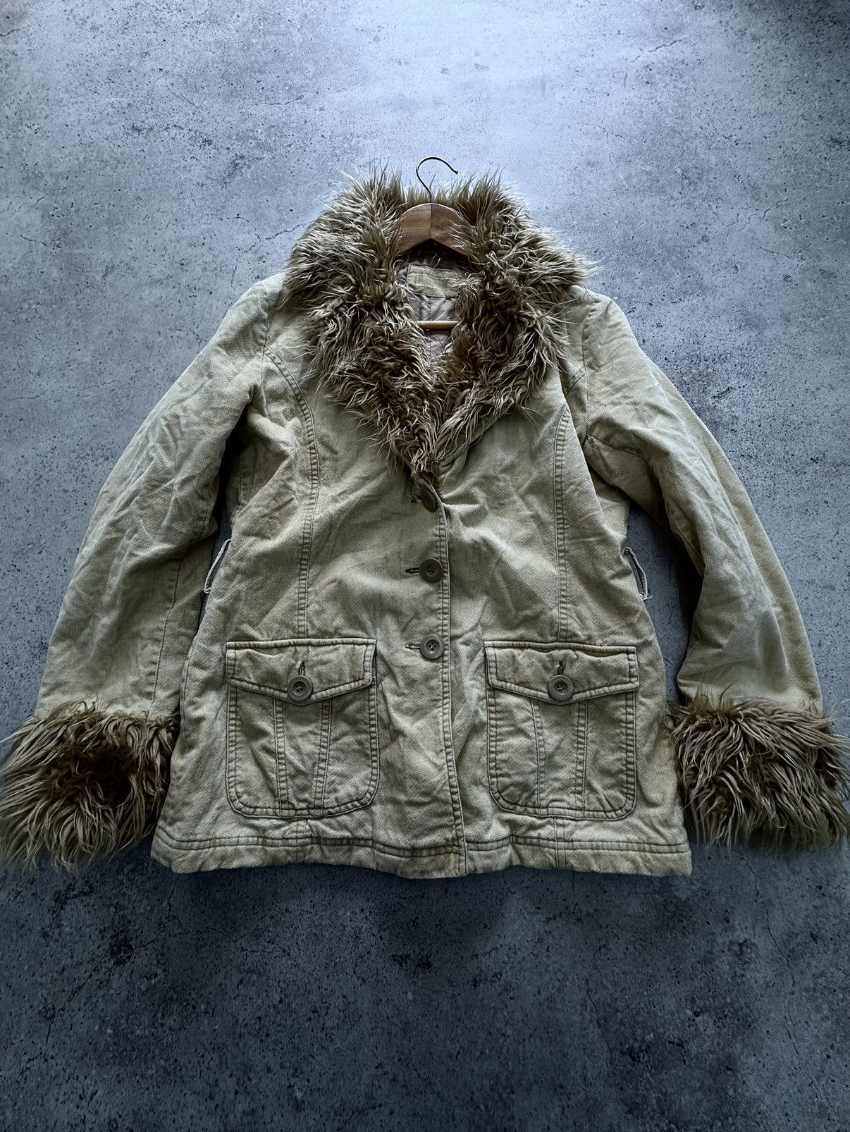 14th Addiction Vintage 00s Fur Jacket Size US S / EU 44-46 / 1 - 1 Thumbnail