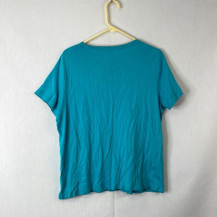 talbots womens size medium blue t-shirt