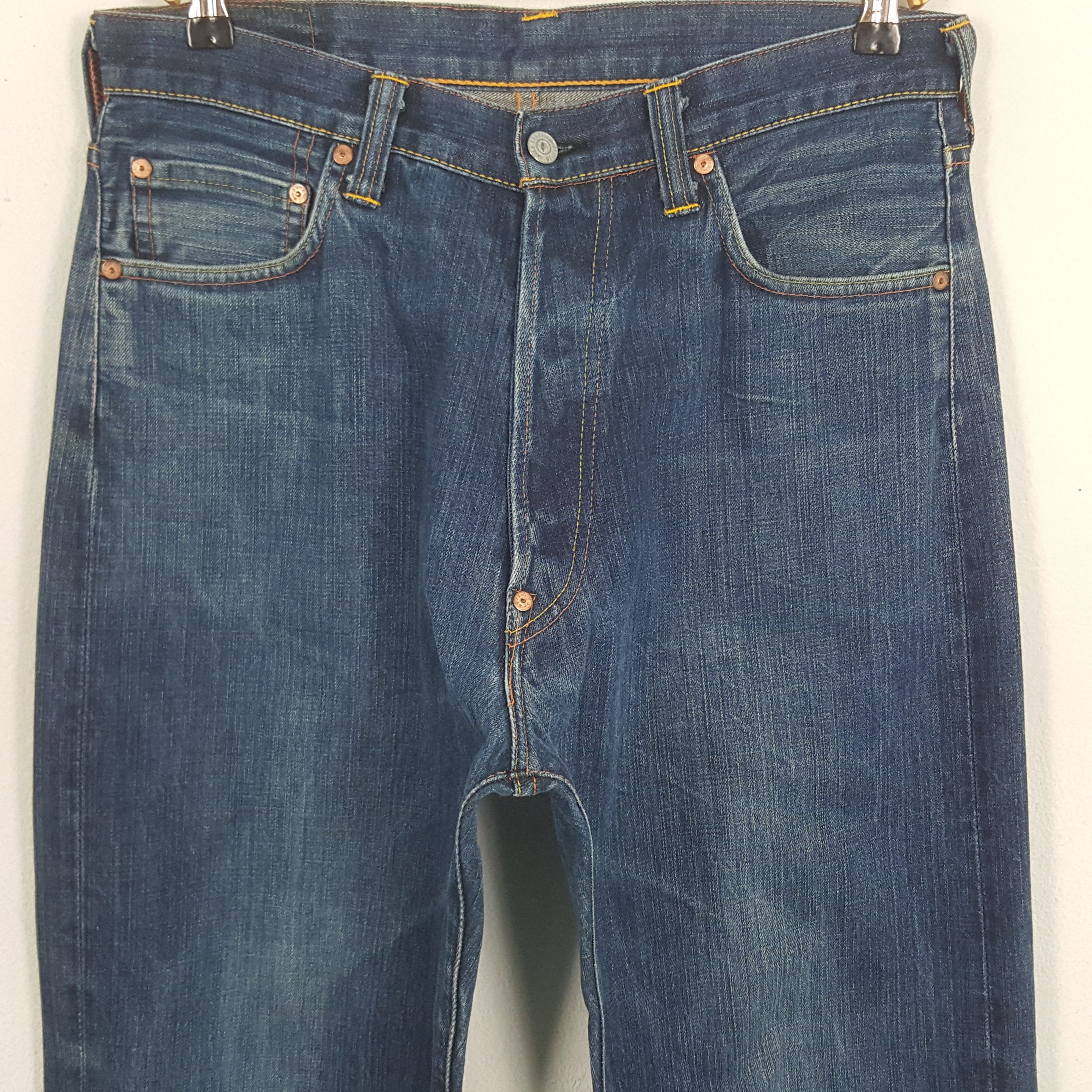 Evisu × Vintage Vintage Evisu Japan Custom Rare Daicock Denim Jeans Size US 32 / EU 48 - 3 Thumbnail