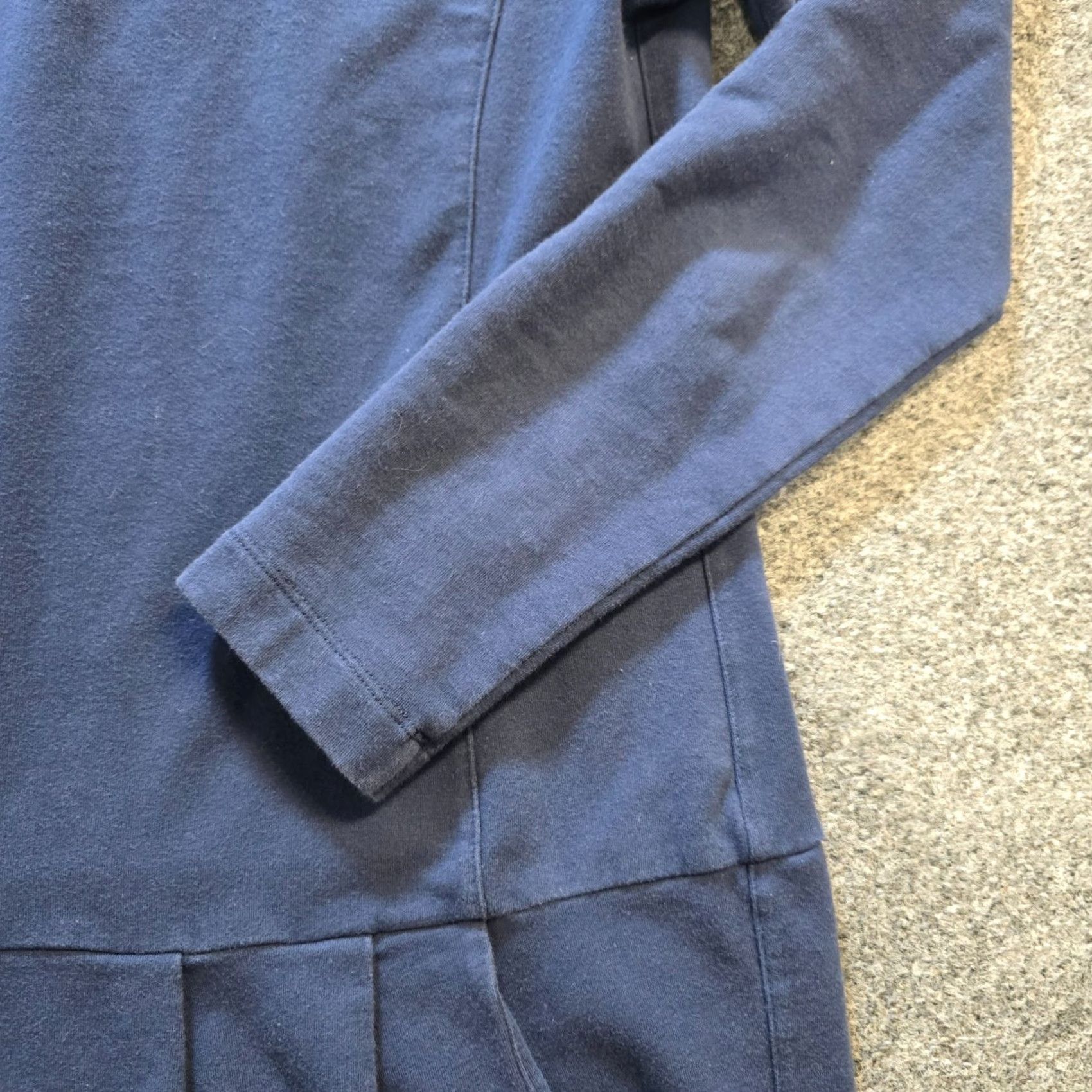 Boden Boden Dress Womens Size 4 Blue Pockets Long Sleeve Pleated Casual Minimal Modest Dress Size S / US 4 / IT 40 - 4 Thumbnail