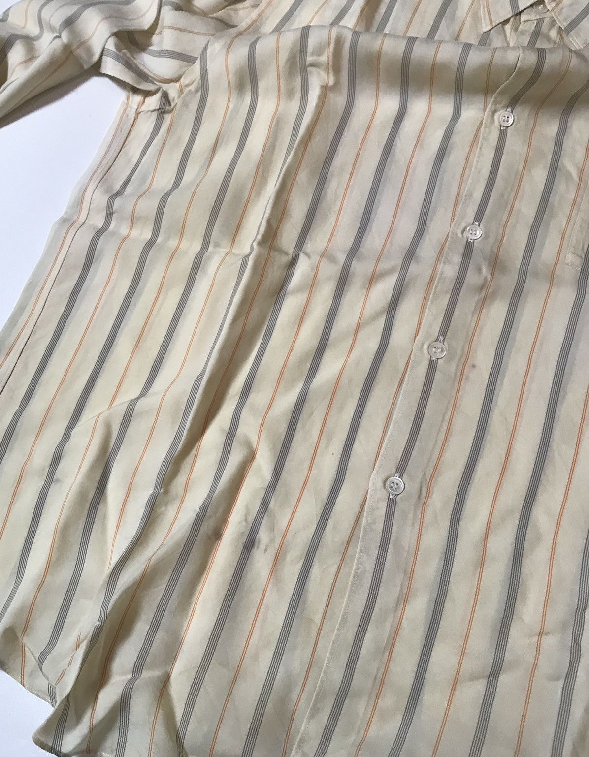 Comme des Garcons Cdg homme AD2005 flowy striped button up Size US L / EU 52-54 / 3 - 8 Thumbnail