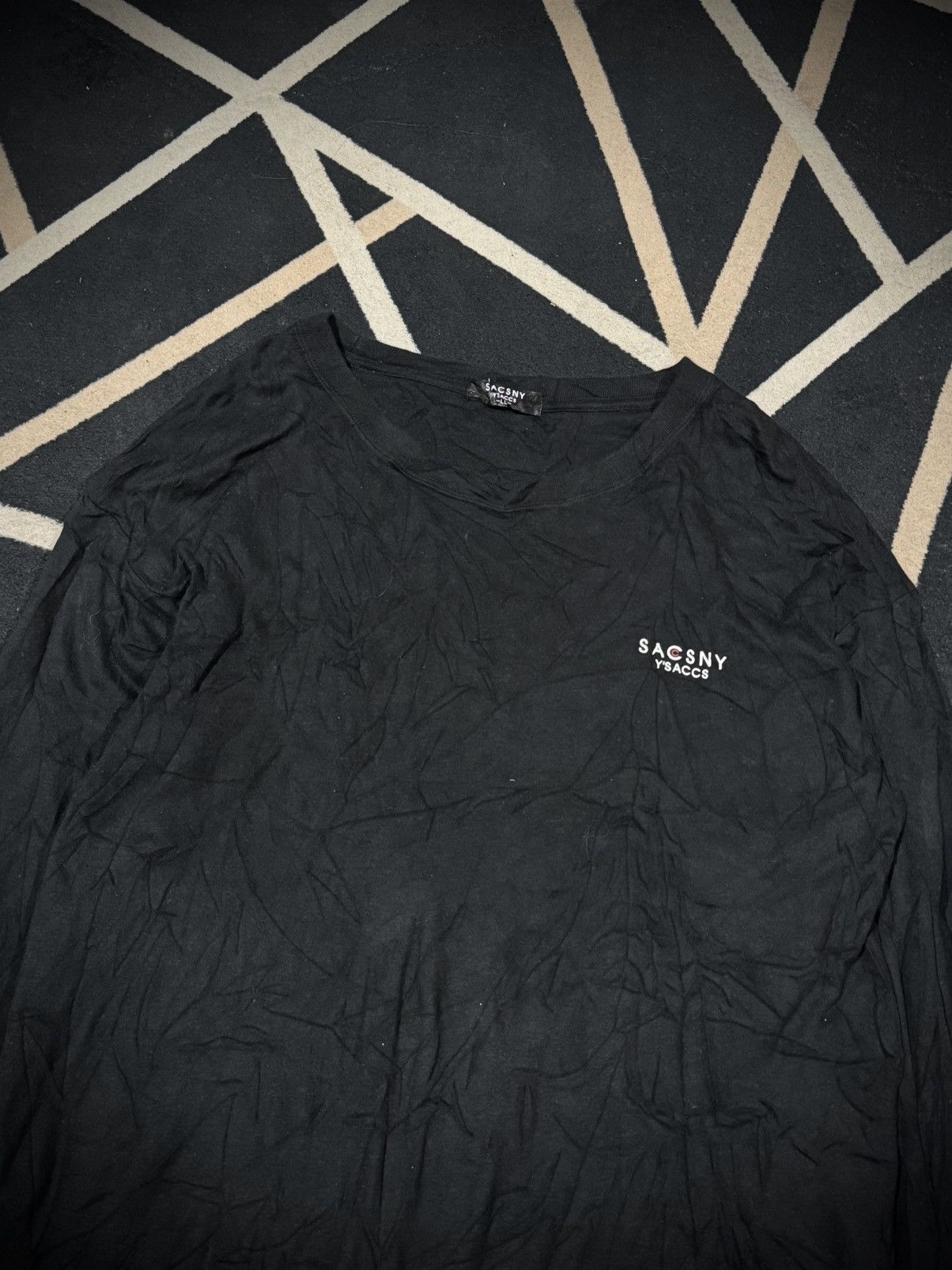 Yohji Yamamoto Yohji Yamamoto Black Long Sleeve Y'saccs Size US L / EU 52-54 / 3 - 2 Thumbnail