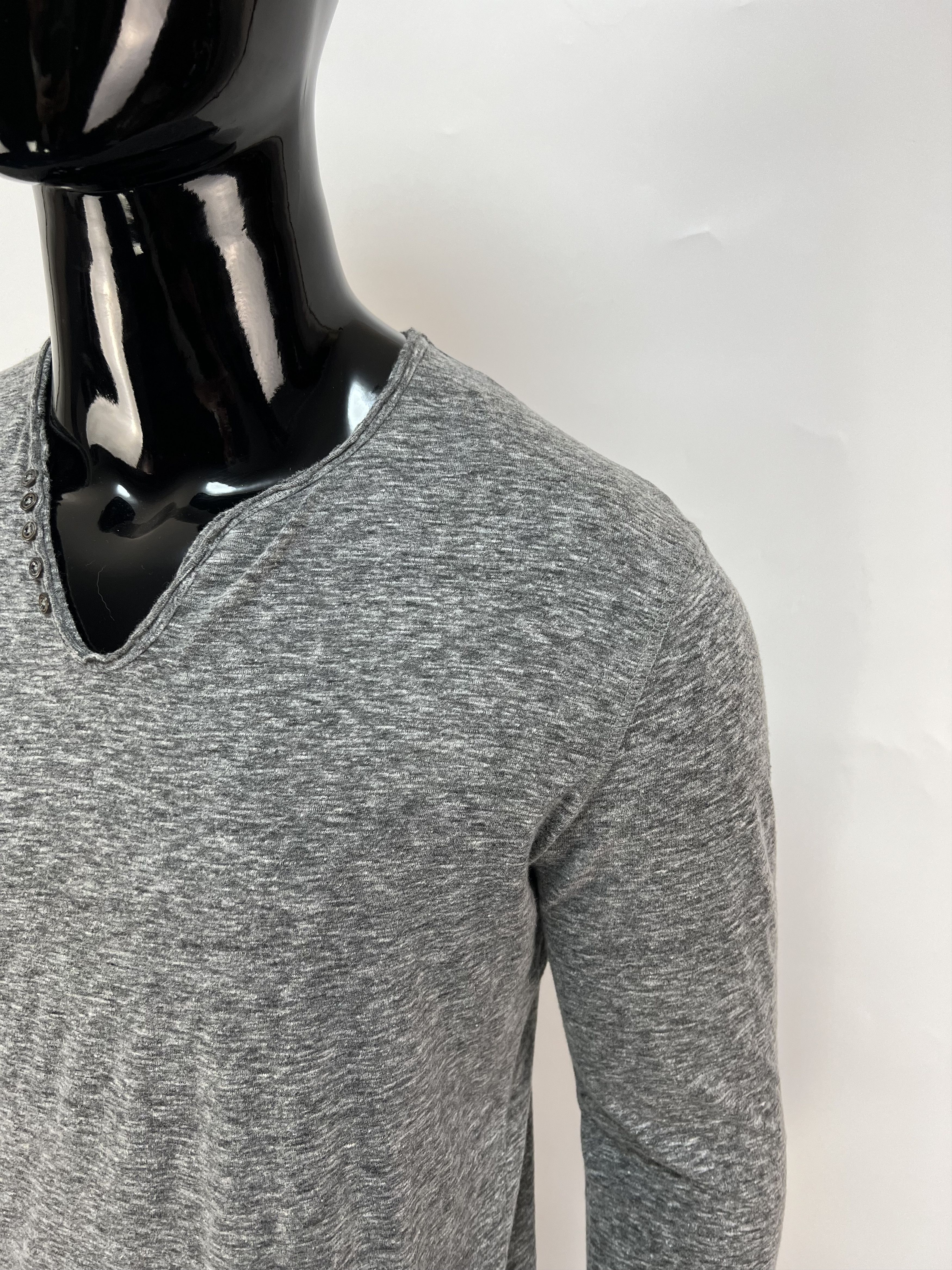 Zadig & Voltaire Zadig Voltaire Men s Gray Sweater Size L Big Logo Size US L / EU 52-54 / 3 - 6 Thumbnail