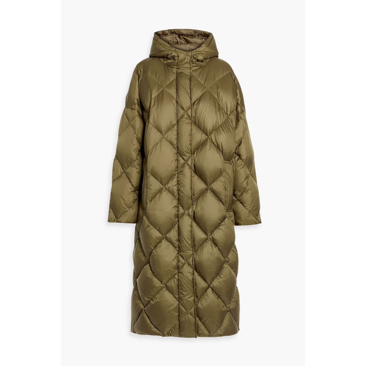 STAND STUDIO Stand Studio NWT Farrah Coat Khaki Green Puffer Women’s Sz M Size M / US 6-8 / IT 42-44 - 2 Thumbnail