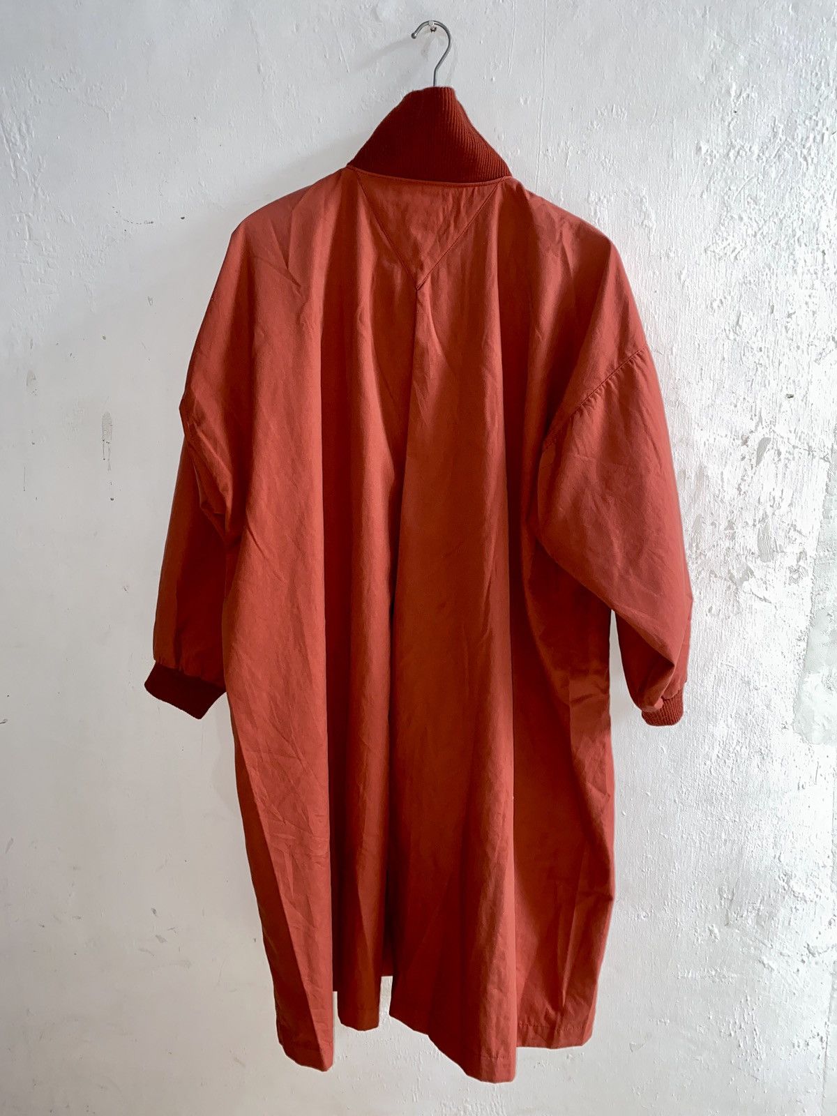 Issey Miyake VINTAGE 80s ISSEY MIYAKE ⚡️ RED LONG JACKET (FREESIZE) Size US L / EU 52-54 / 3 - 5 Thumbnail