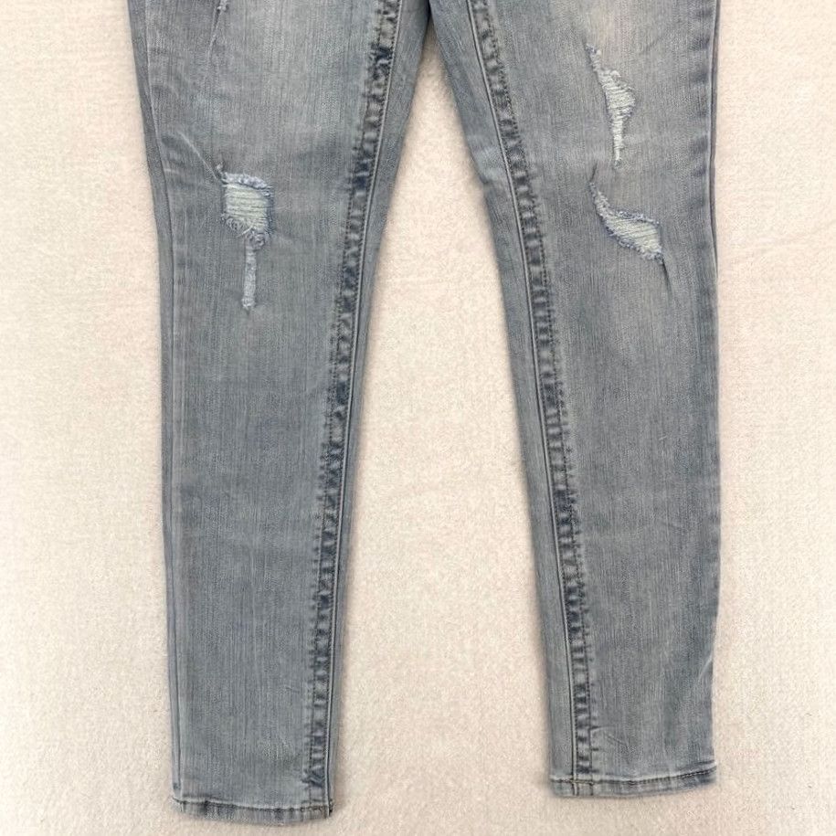 Vintage Seven7 Jeans Women's 4 Tummyless High Rise Skinny Light Wash Denim Jeans Size 27" / US 4 / IT 40 - 3 Thumbnail