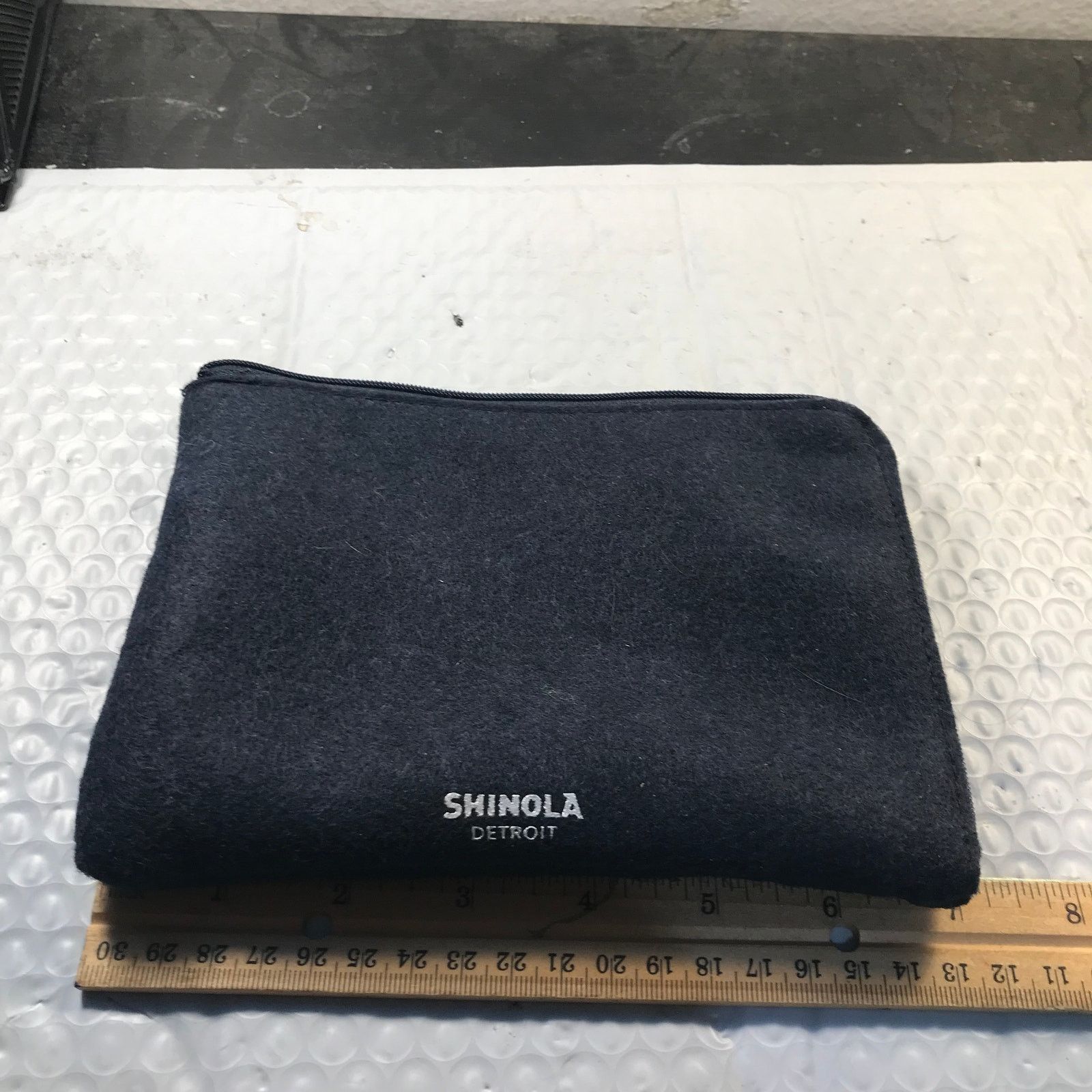 Shinola SHINOLA DETROIT Travel Case Blue Felt Zip Closure Size ONE SIZE - 4 Thumbnail