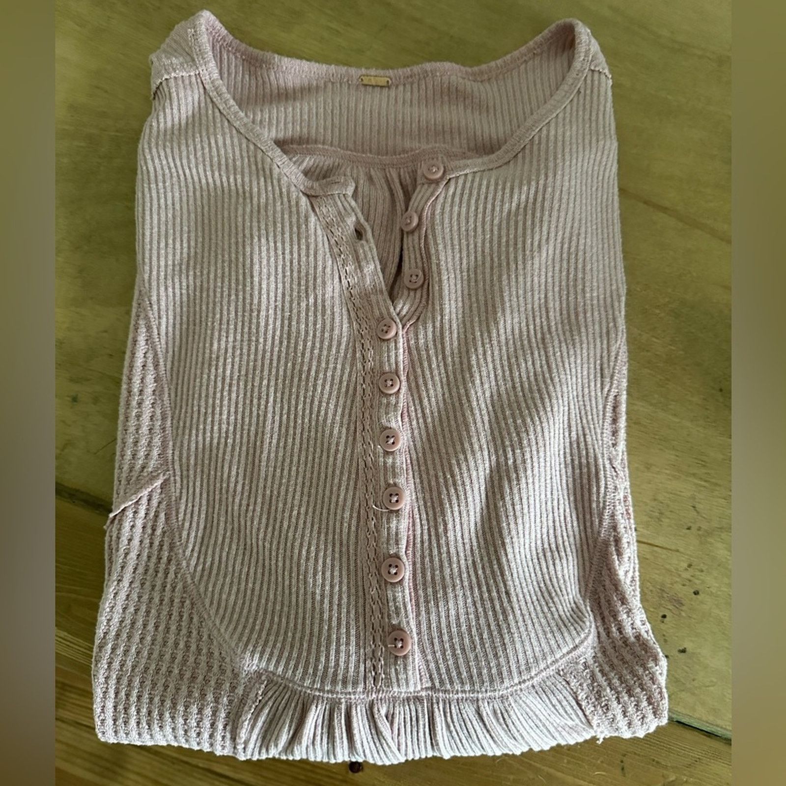 Free People Free People light blush Leo Henley Tunic - Small Size S / US 4 / IT 40 - 2 Thumbnail