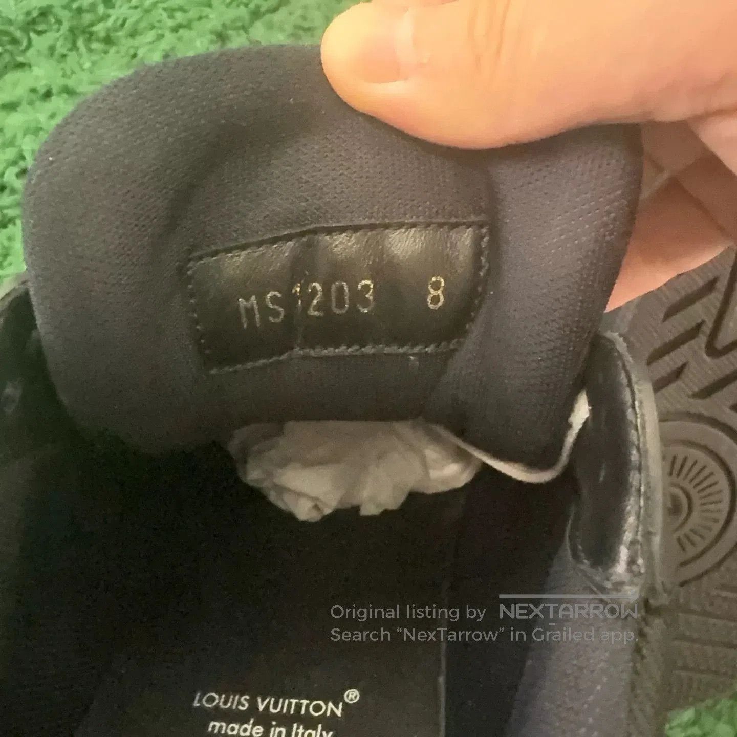 Louis Vuitton louis vuitton black trainer low. Size US 9 / EU 42 - 5 Thumbnail