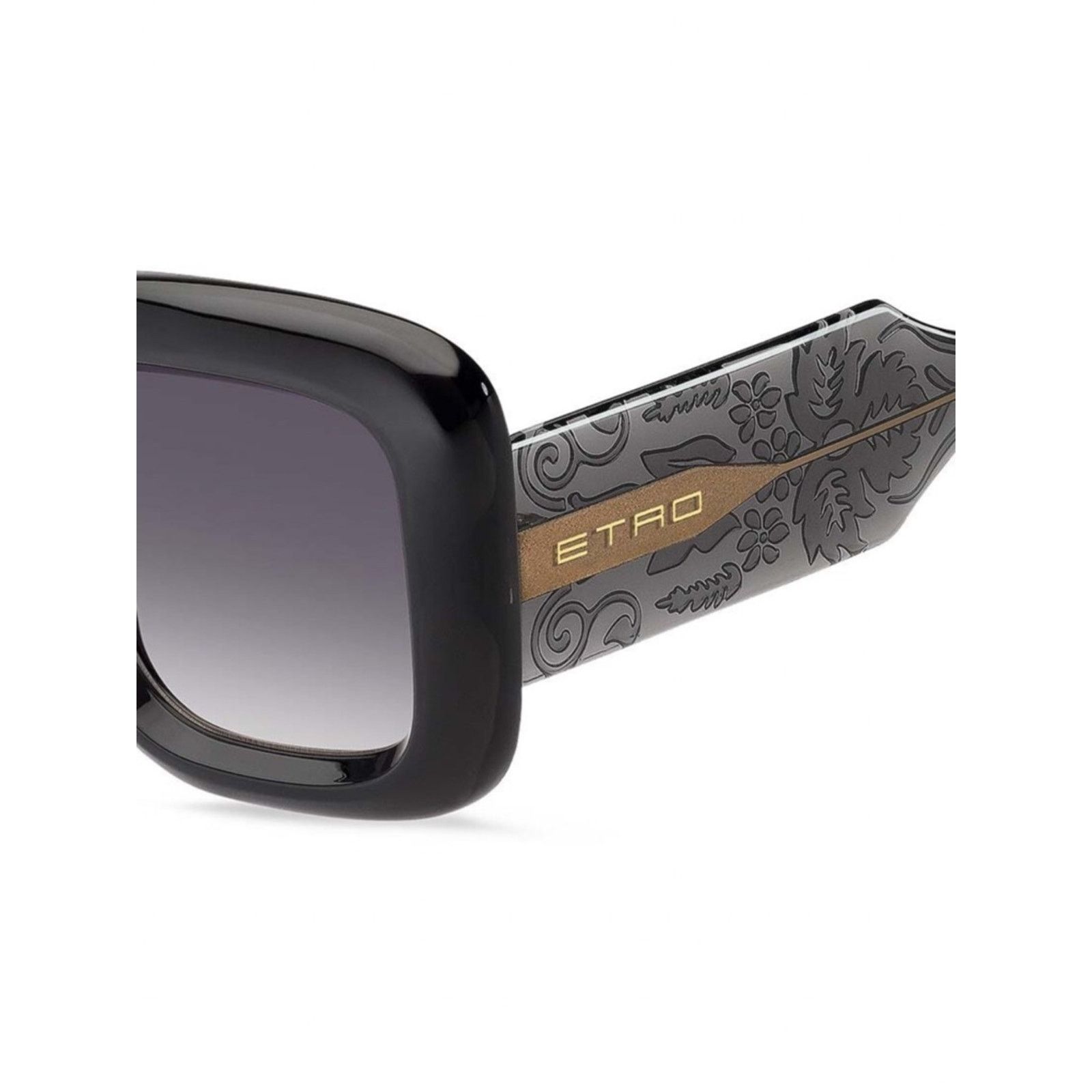 New Etro ETRO0015/S 0KB79O Dark grey Square Sunglasses display picture 1