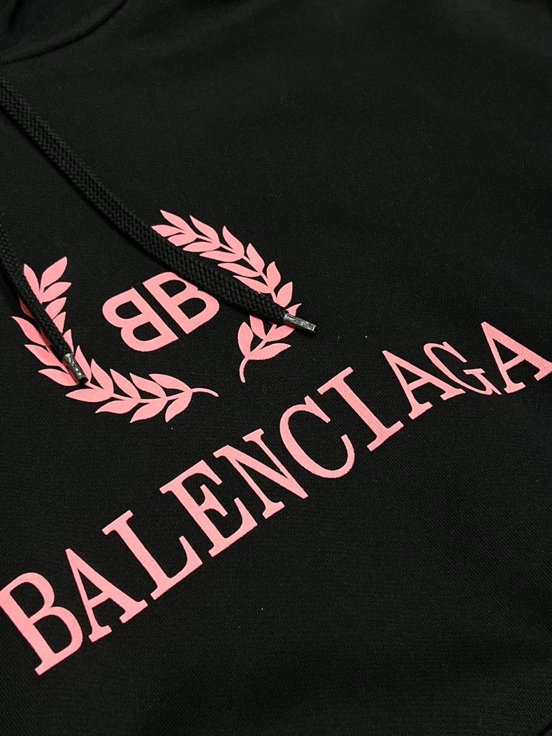 Balenciaga Balenciaga Wheat Pattern Logo Hoodie, M Size US M / EU 48-50 / 2 - 2 Thumbnail