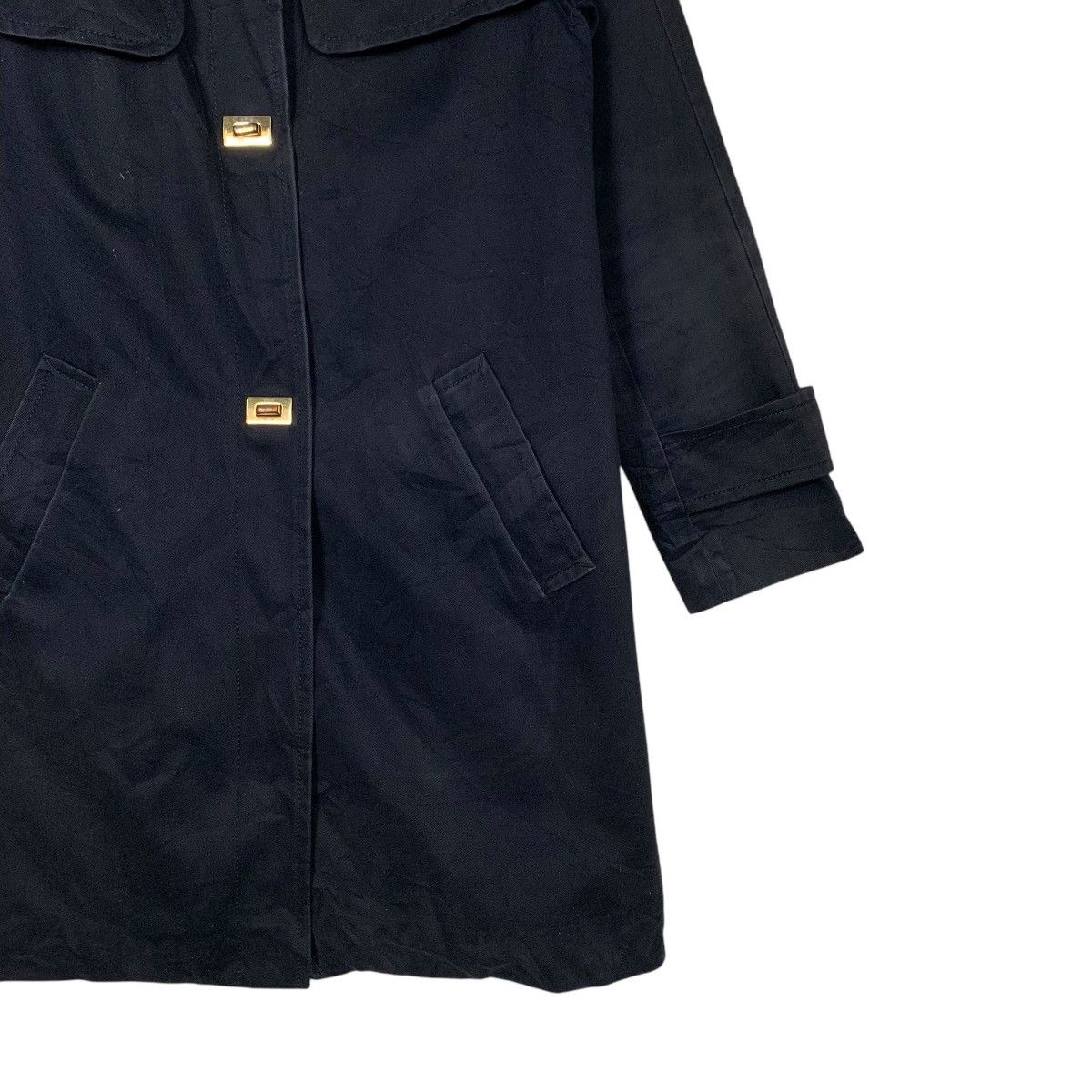 Japanese Brand ALLUREVILLE Made in Japan Poly Rayon Overcoat #1650-C73 Size US S / EU 44-46 / 1 - 5 Thumbnail