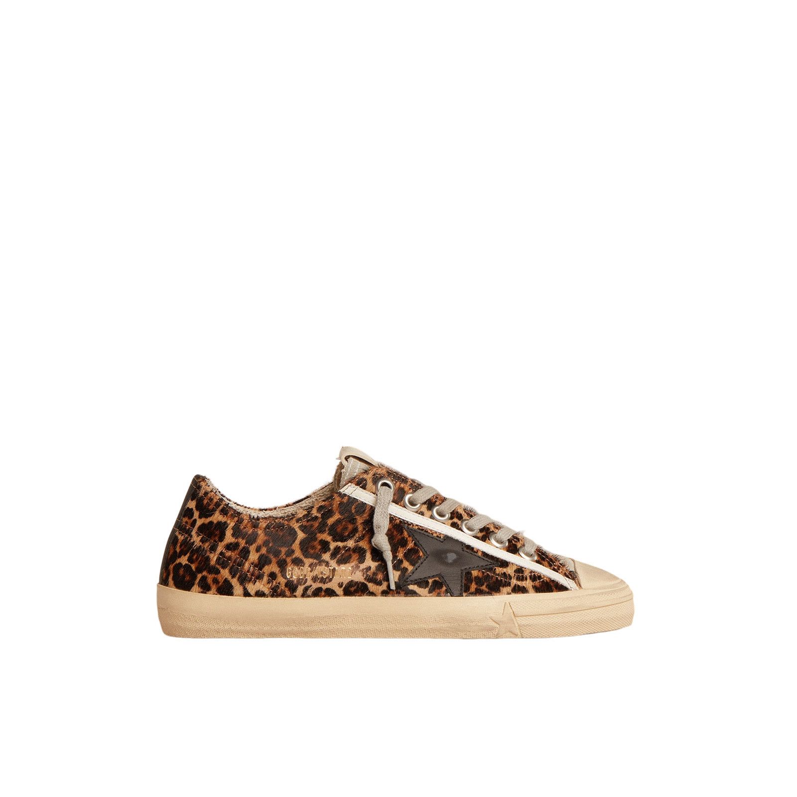 GOLDEN GOOSE V-Star Women's Pony Skin Sneakers New (Women's