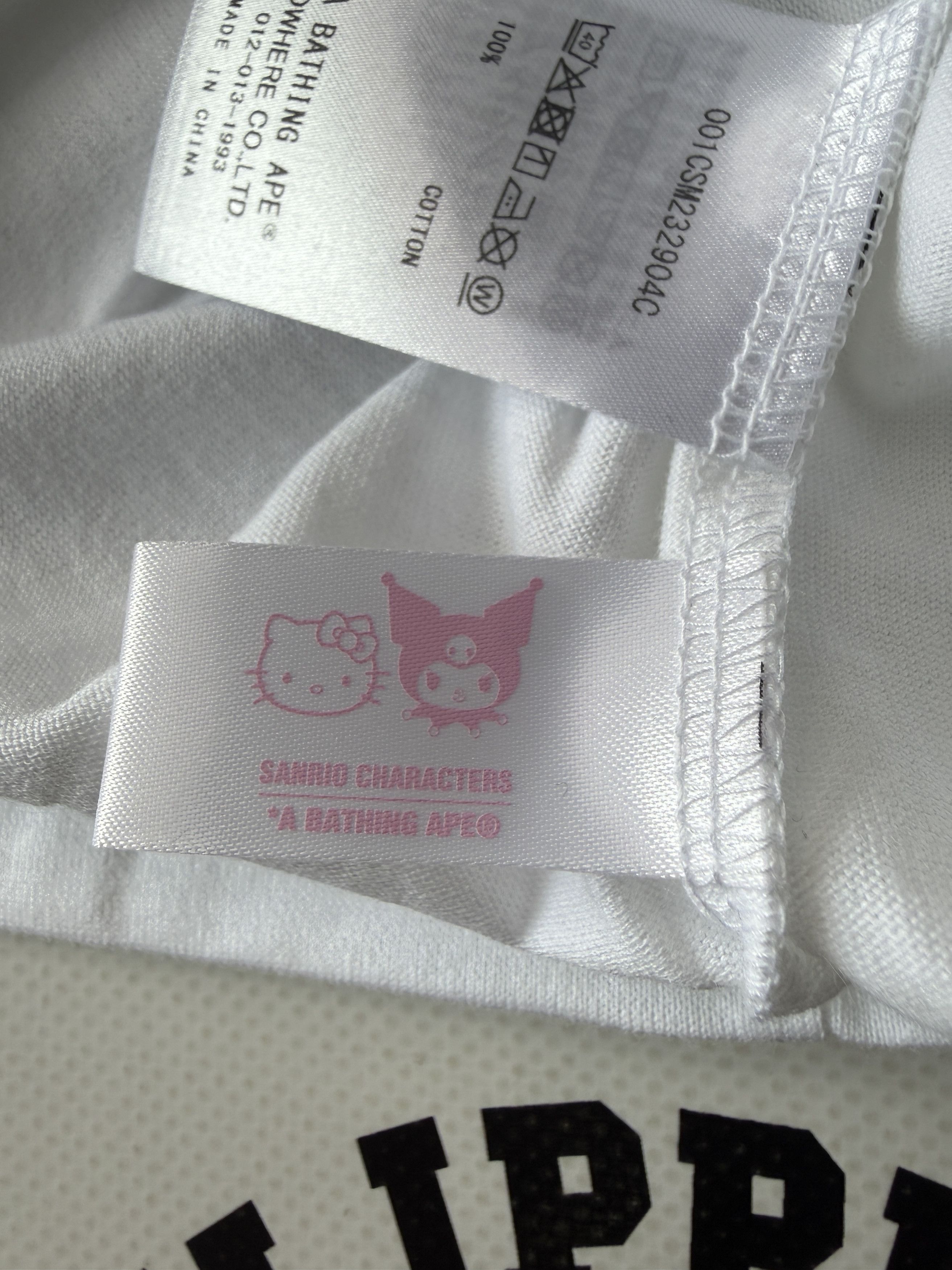 Bape BAPE X HELLO KITTY COLLEGE MINI TEE LADIES Size M / US 6-8 / IT 42-44 - 8 Thumbnail