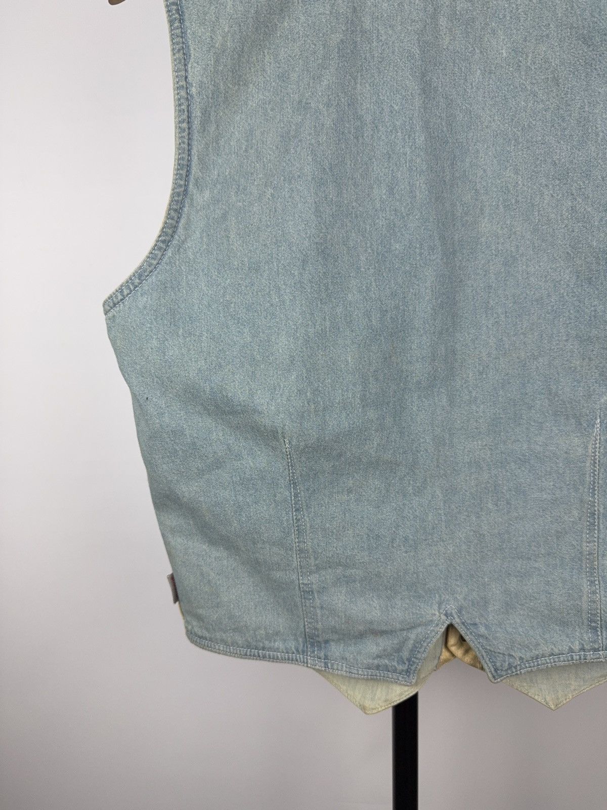 Cowboy Equipment × Vintage Vintage 90s Made in USA Shooter Leather Cowboy rare Vest Size US S / EU 44-46 / 1 - 9 Thumbnail