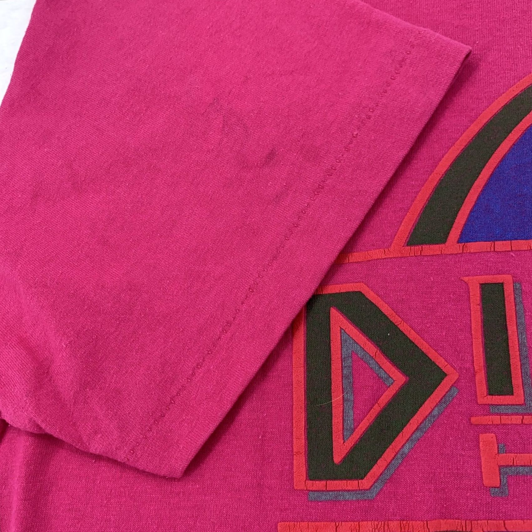 Hanes VINTAGE Diamond Head T-Shirt Mens L Pink Hawaii Scenic Graphic Tee Hanes 90s USA Size US L / EU 52-54 / 3 - 7 Thumbnail