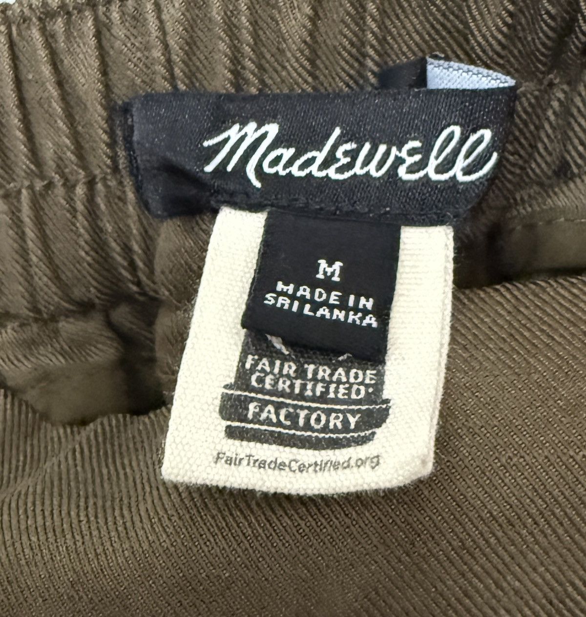 Madewell Madewell - The Easy Pull-On Linen Pant in Olive Size 30" / US 8 / IT 44 - 6 Thumbnail
