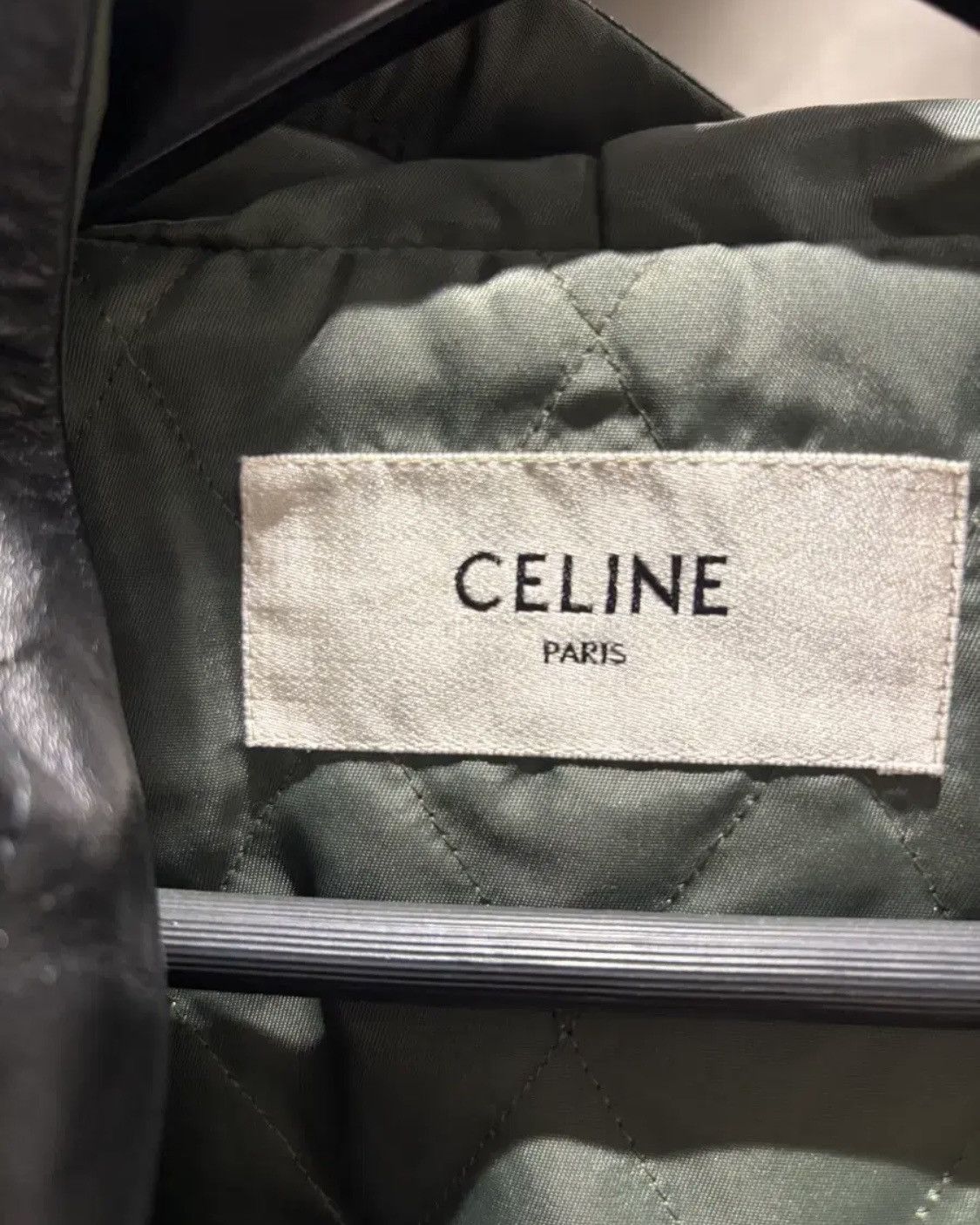Celine Celine Hoodie Leather Jacket Size US M / EU 48-50 / 2 - 5 Thumbnail
