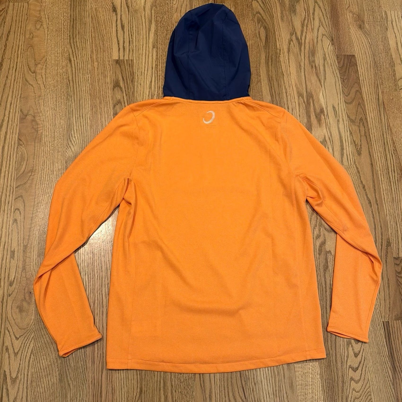 Vintage Zero Restriction Pullover Hoodie Mens S Orange Lightweight Breathable Moisture Wicking Golf Sports Athleisure Size US S / EU 44-46 / 1 - 3 Thumbnail