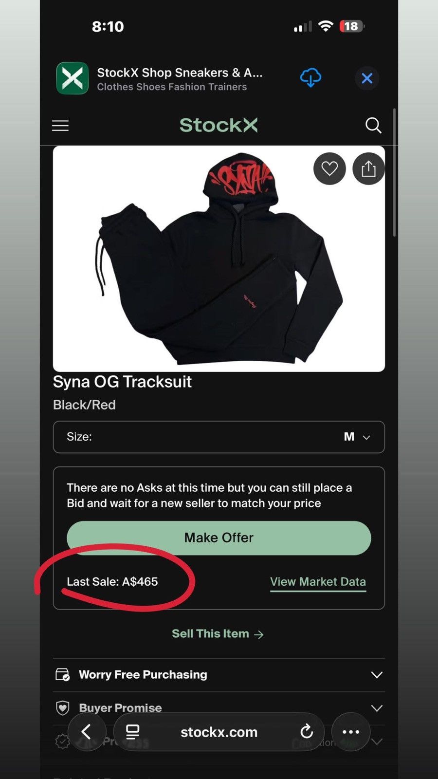 Other Syna World OG Tracksuit Size US M / EU 48-50 / 2 - 5 Thumbnail