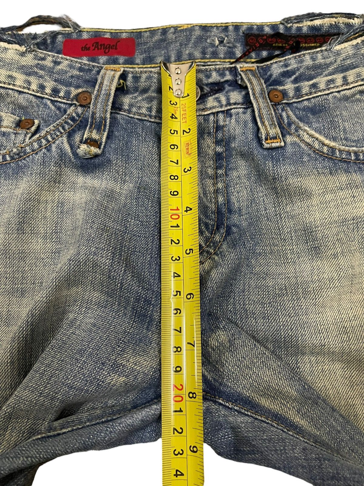 AG Adriano Goldschmied Vintage Usa Adriano Goldschmied Bleached Flare Jeans Size 29" - 12 Thumbnail