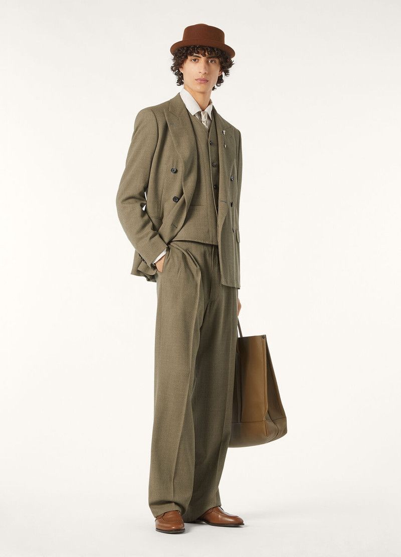 Loro Piana o1srvl11e0426 FAP2807 Drayton Vest in Khaki Size US S / EU 44-46 / 1 - 2 Thumbnail