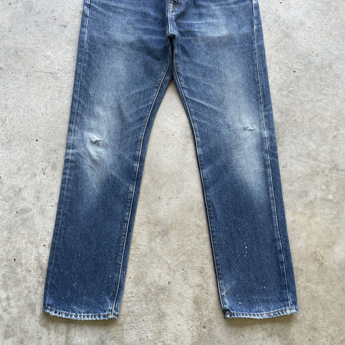 Japanese Brand Japanese Brand GU Faded Denim Pants Jeans W33x29 Size US 33 - 4 Thumbnail