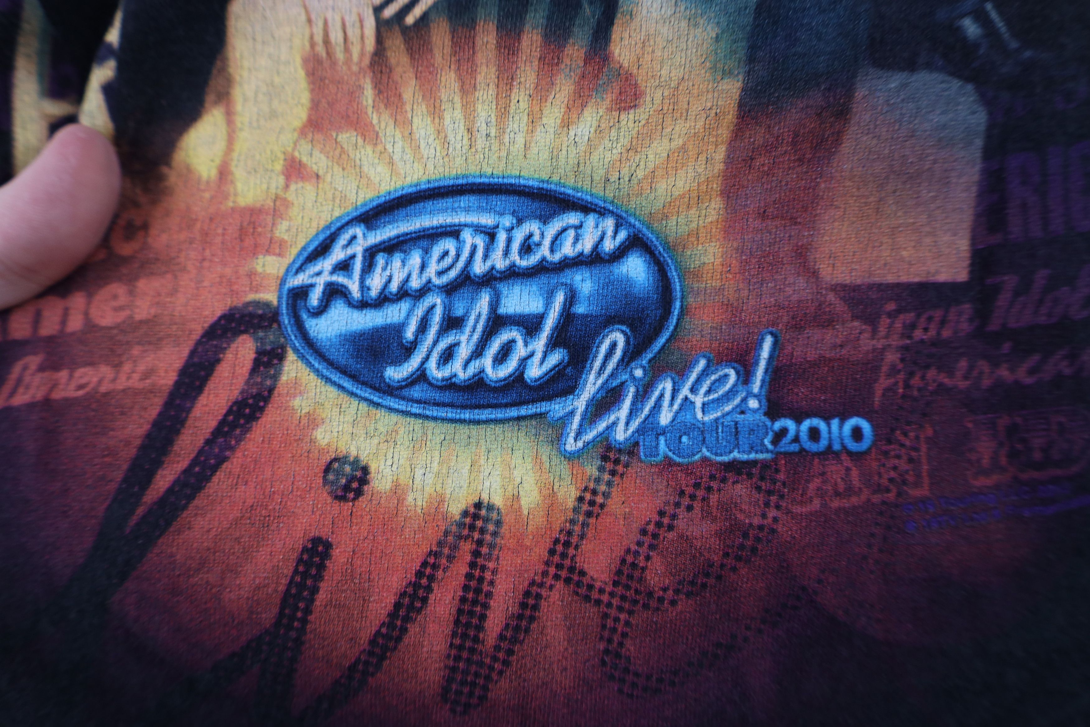 Vintage Vintage Y2K 2010 Idol Live Tour Short Sleeve T-Shirt Size M / US 6-8 / IT 42-44 - 6 Thumbnail