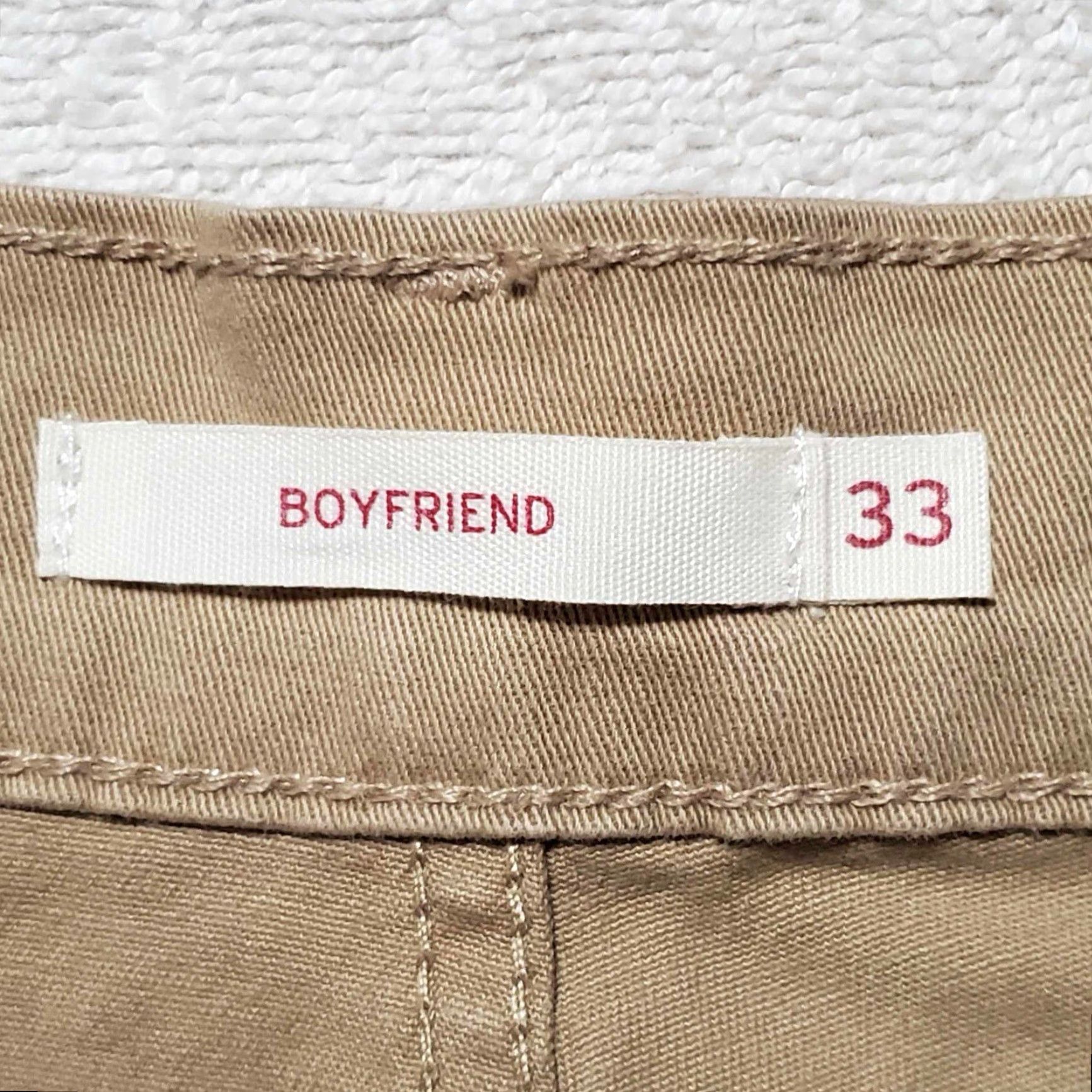 Levi's Levi's Womens Boyfriend Chino Pants Brown 33 38 x 26 Regular Womens Size 24" / US 00 / IT 34 - 2 Thumbnail