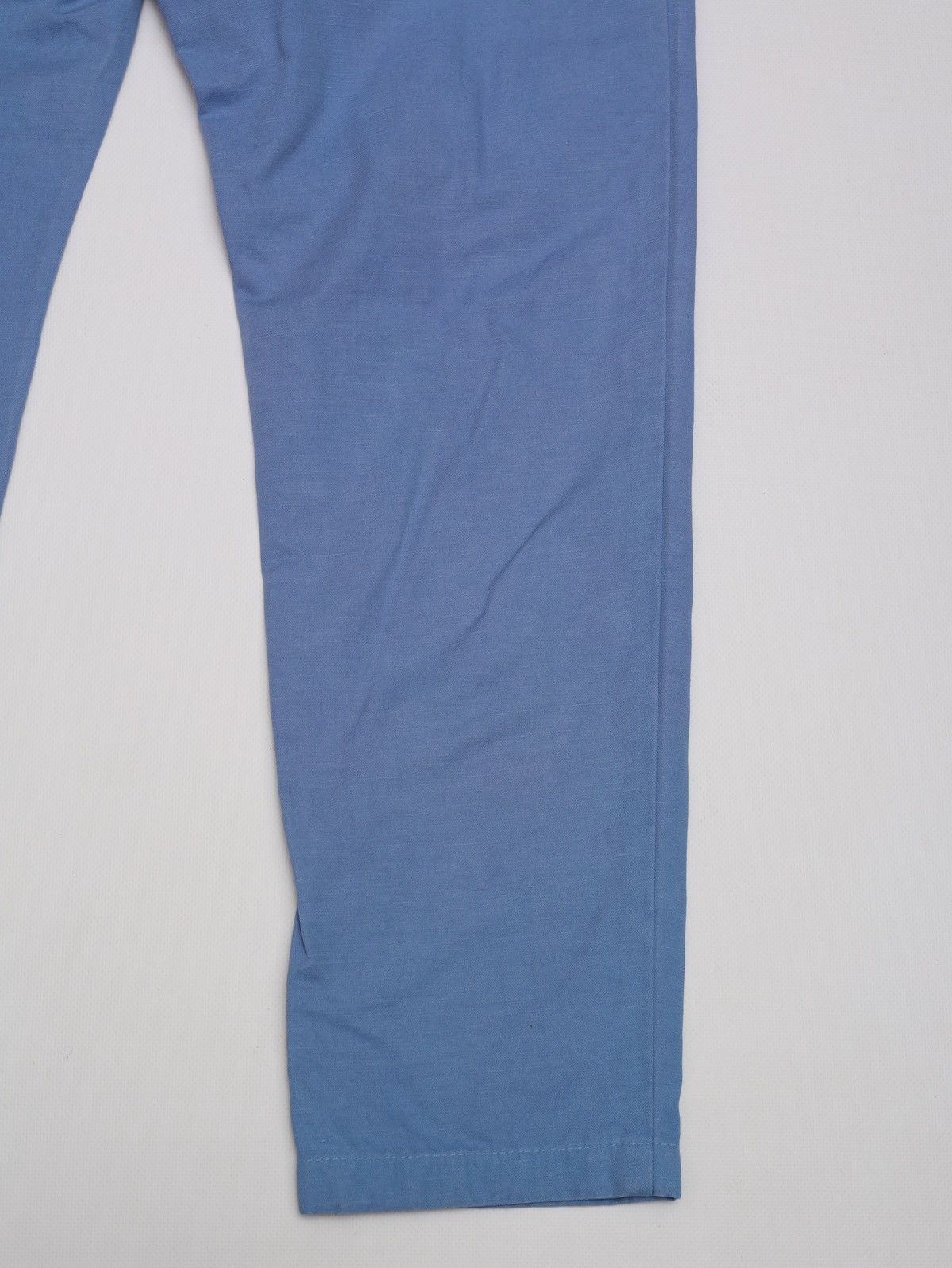 Loro Piana Loro Piana Sky Blue Cotton Linen Pants Trousers Size US 35 - 12 Thumbnail
