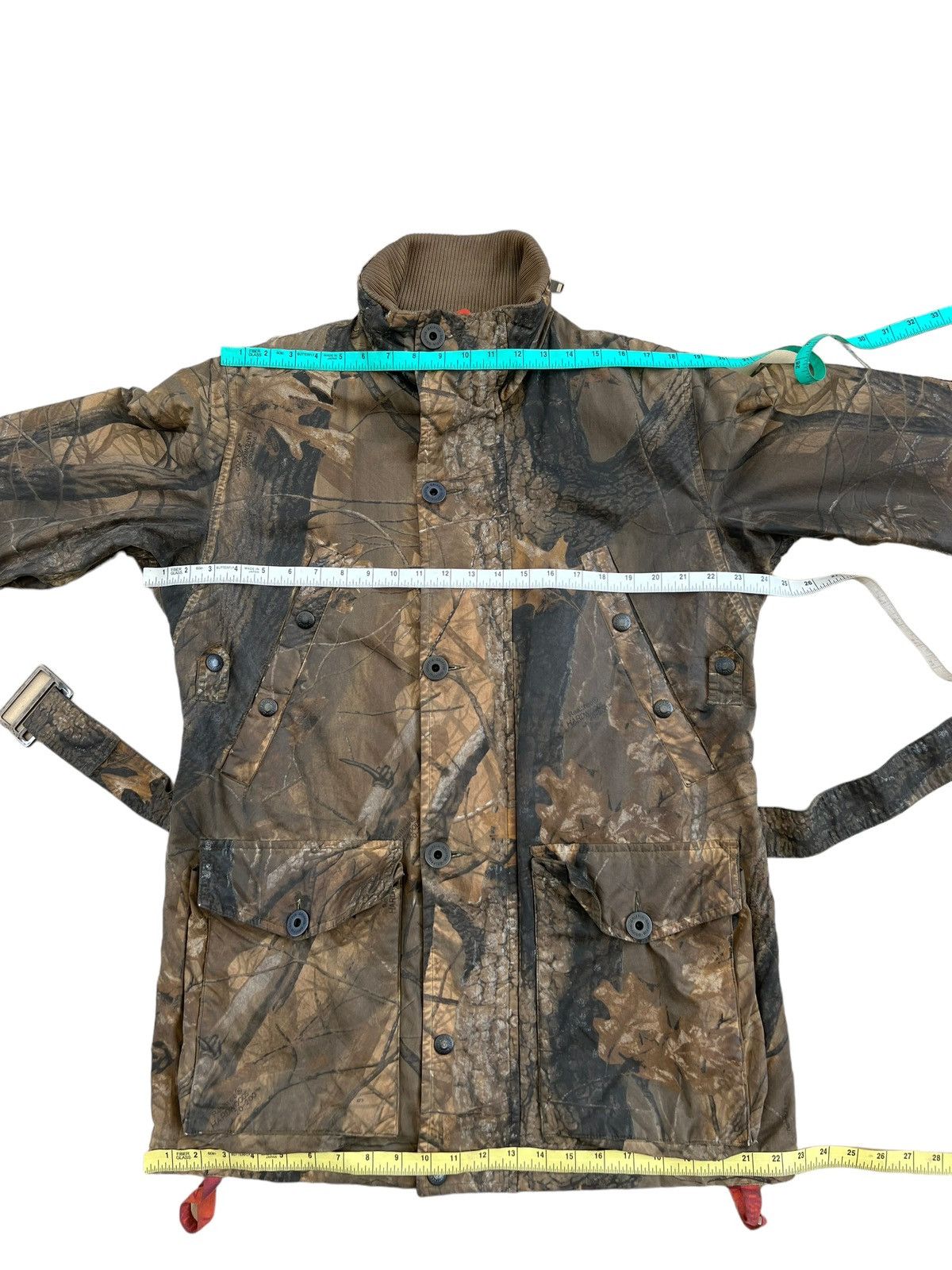 Griffin Vintage Griffin Brits X Realtree Camo Waxed Belted Jacket Size US S / EU 44-46 / 1 - 4 Thumbnail