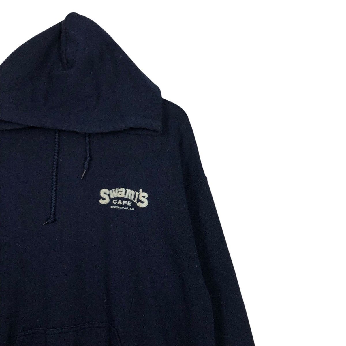 Gildan 📌Vintage Hoodie Pull Over Swami's Cafe Big Logo Size US L / EU 52-54 / 3 - 7 Thumbnail