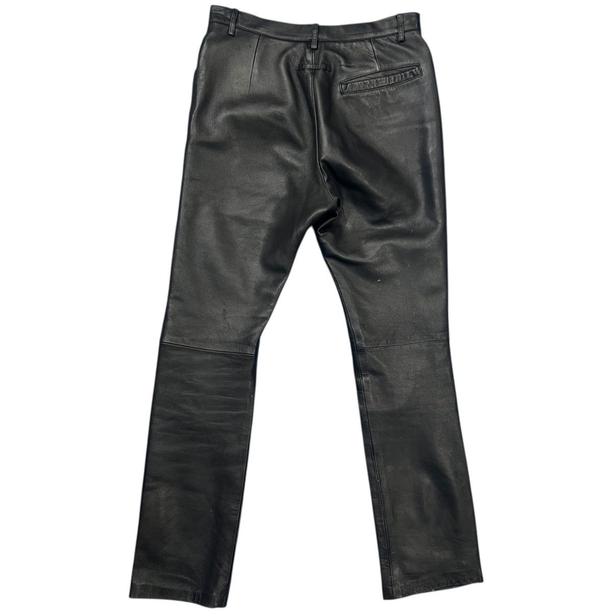 Jean Paul Gaultier Jean Paul GAULTIER Vintage Sheepskin Zip Leather Pants Size US 26 / EU 42 - 8 Thumbnail