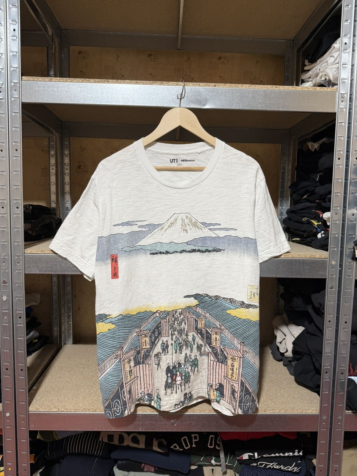 Designer × Japanese Brand × Uniqlo Rare Uniqlo MFA Boston Edo Ukiyo-E T-Shirt Y2K Hype Size US L / EU 52-54 / 3 - 1 Thumbnail