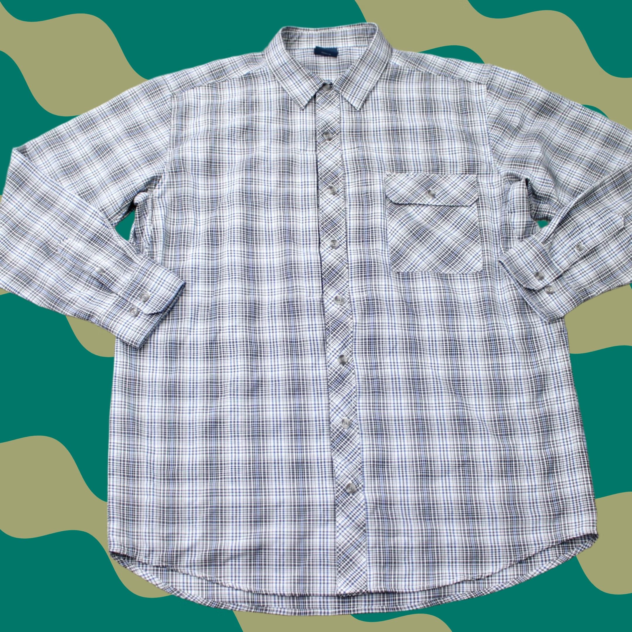 Propper PROPPER Shirt Mens Large Regular Black/Blue Button-Down Long Sleeve Size US L / EU 52-54 / 3 - 1 Thumbnail