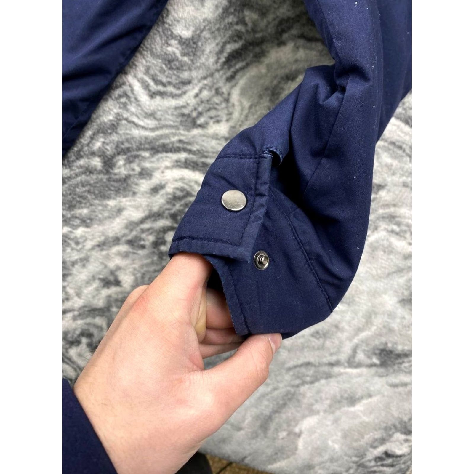 Yves Saint Laurent VINTAGE Yves Saint Laurent Bomber Jacket YSL Men XL Blue Men Jacket Bomber Blue Logo Vintage XL Size US XL / EU 56 / 4 - 5 Thumbnail