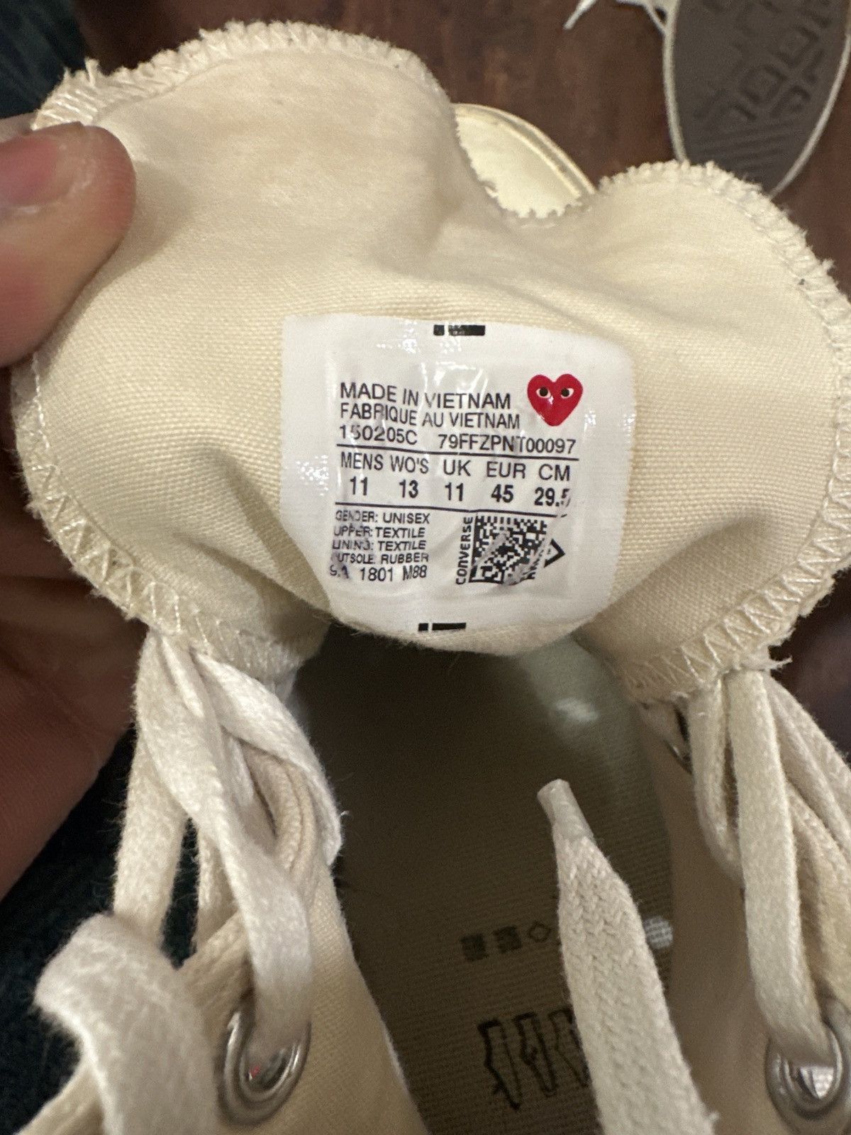 CDG by Comme des Garcons CDG converse Size US 11 / EU 44 - 6 Thumbnail