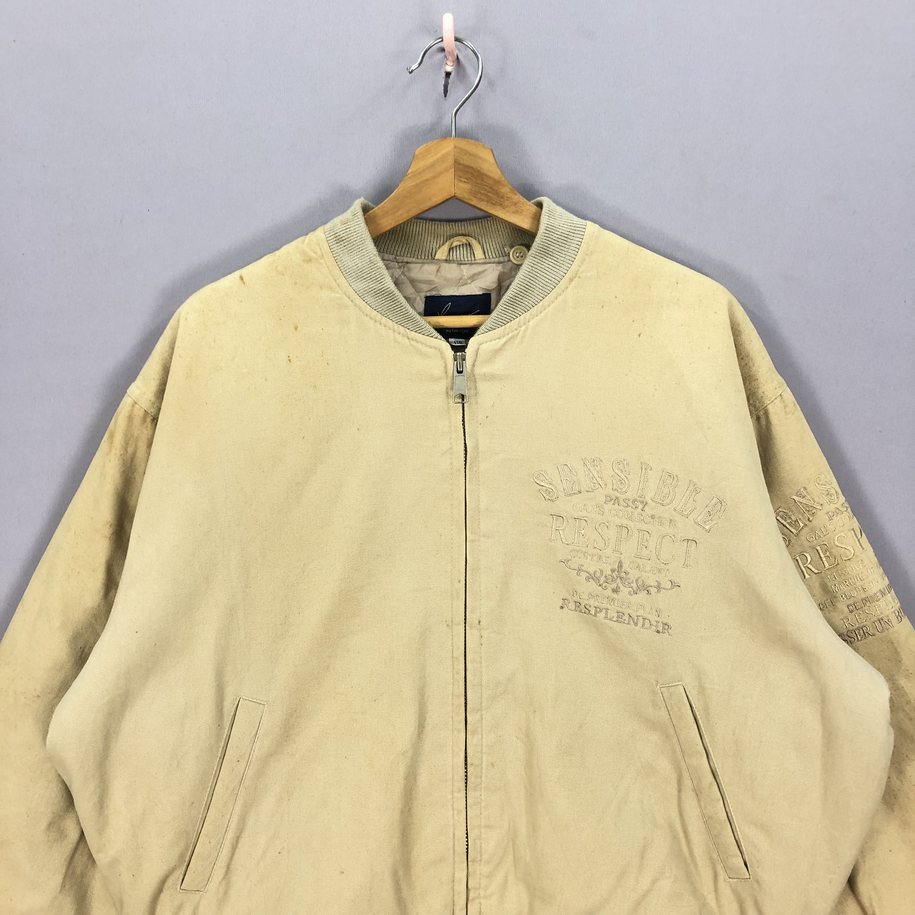 Vintage Vintage Passy Sens Du Beau Bombers Zipper Jacket Size US XL / EU 56 / 4 - 4 Thumbnail